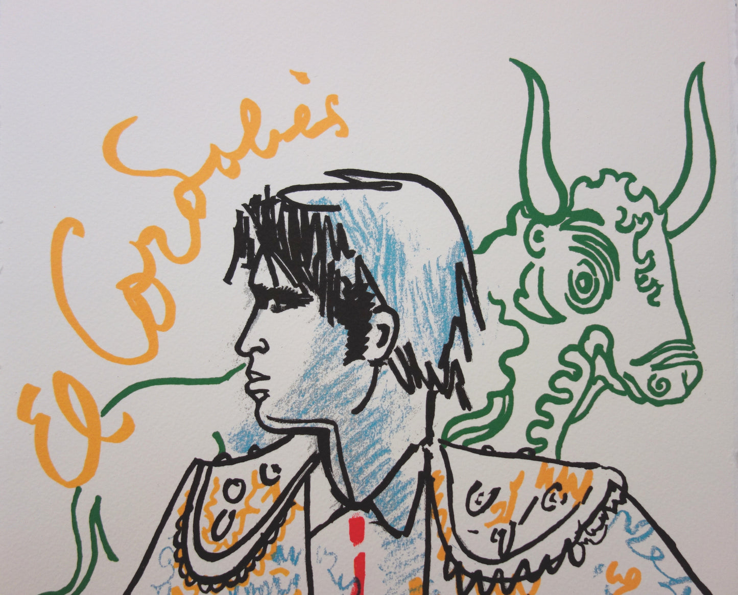 Jean COCTEAU : El Cordobes - Lithographie signée
