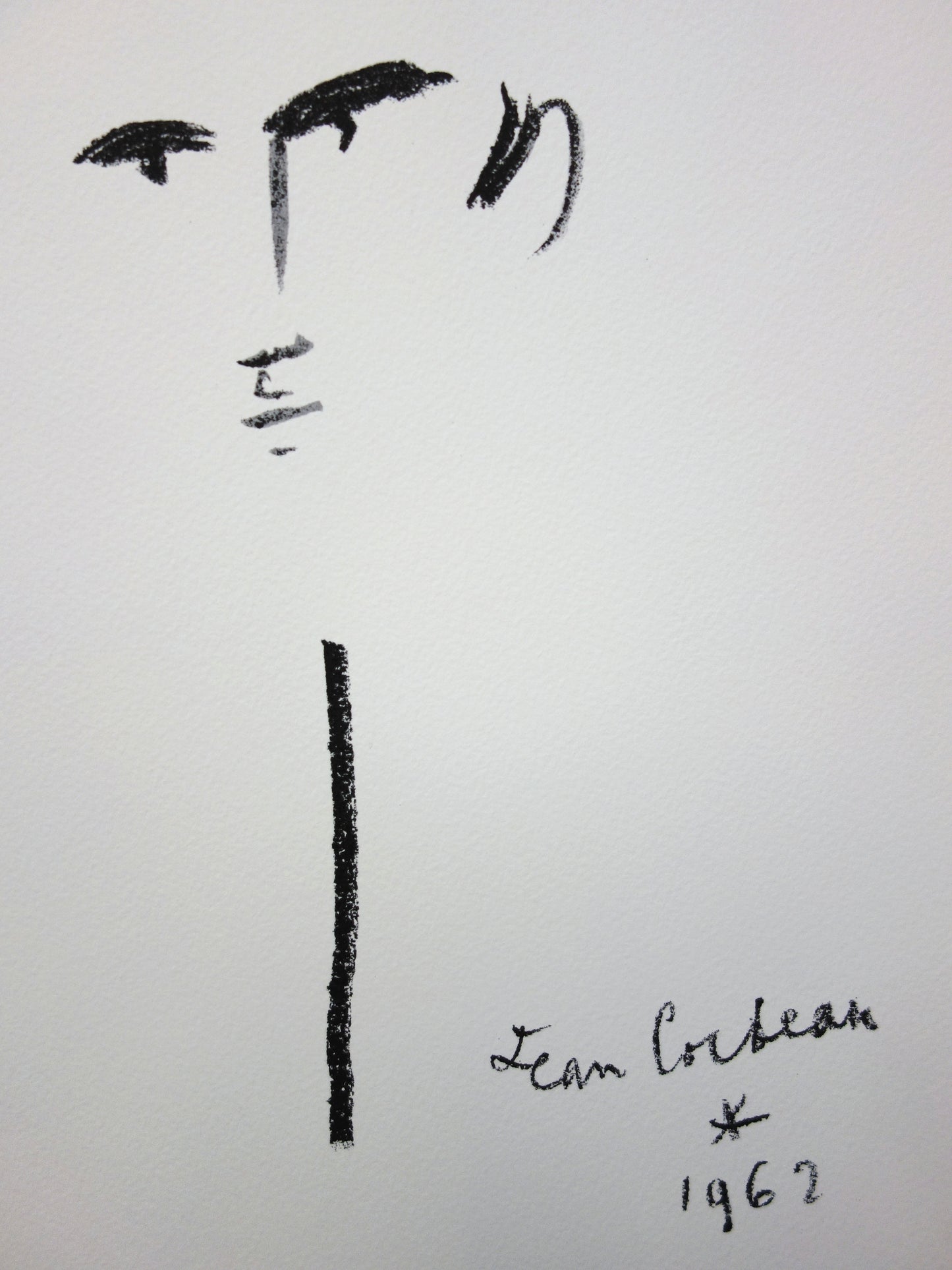 Jean COCTEAU : Toréador calme - Lithographie signée