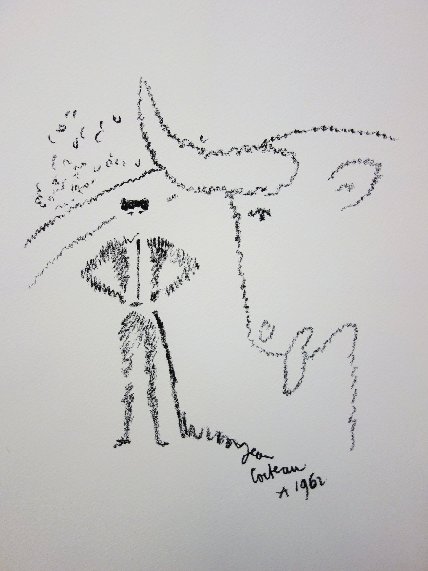 Jean COCTEAU : La provocation - Lithographie signée
