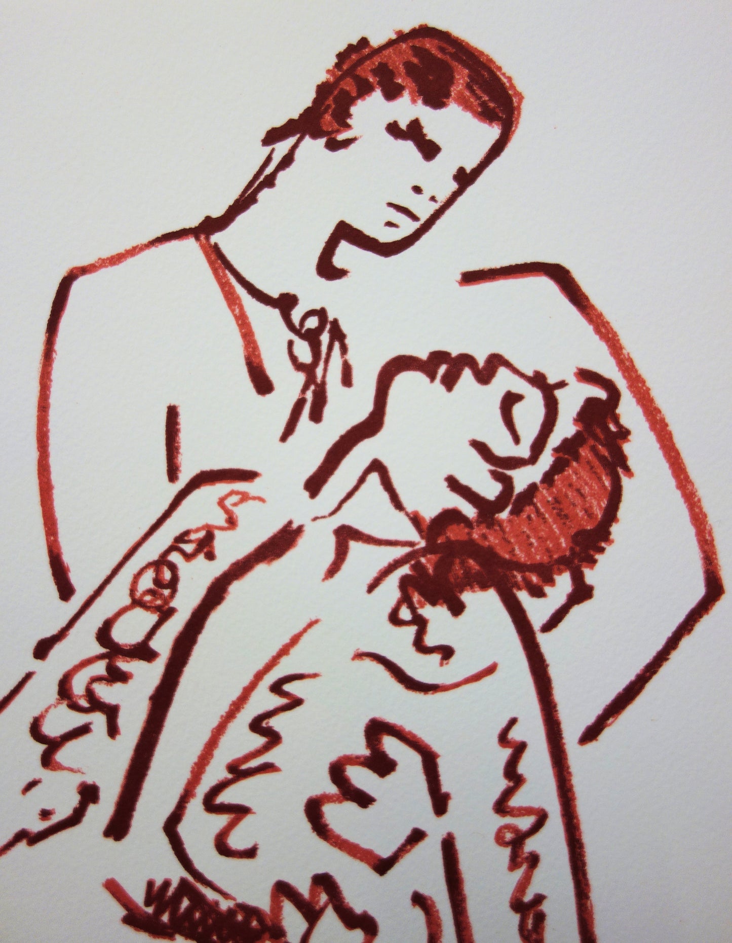 Jean COCTEAU : Toréador vaincu - Lithographie signée