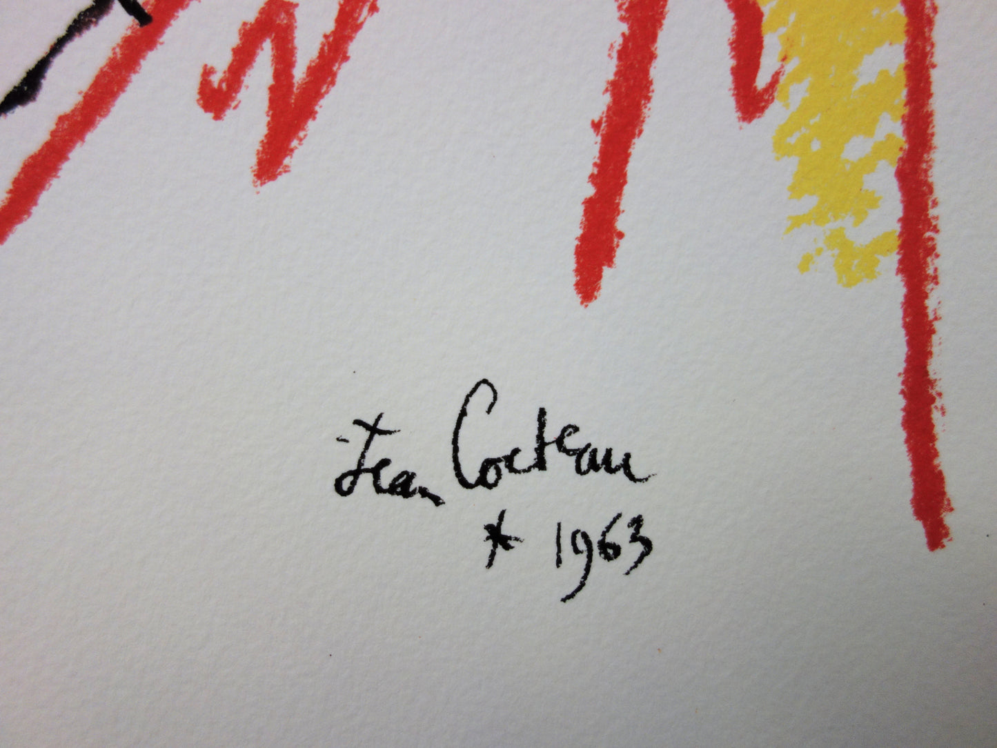 Jean COCTEAU : Toréador triomphant - Lithographie signée