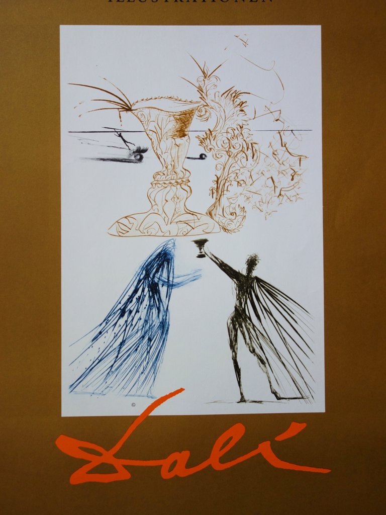 Salvador DALI : Tristan et Iseult - Lithographie originale signée