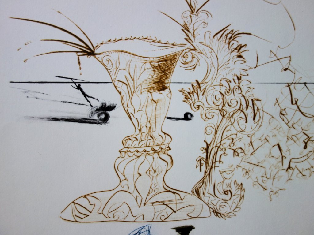 Salvador DALI : Tristan et Iseult - Lithographie originale signée