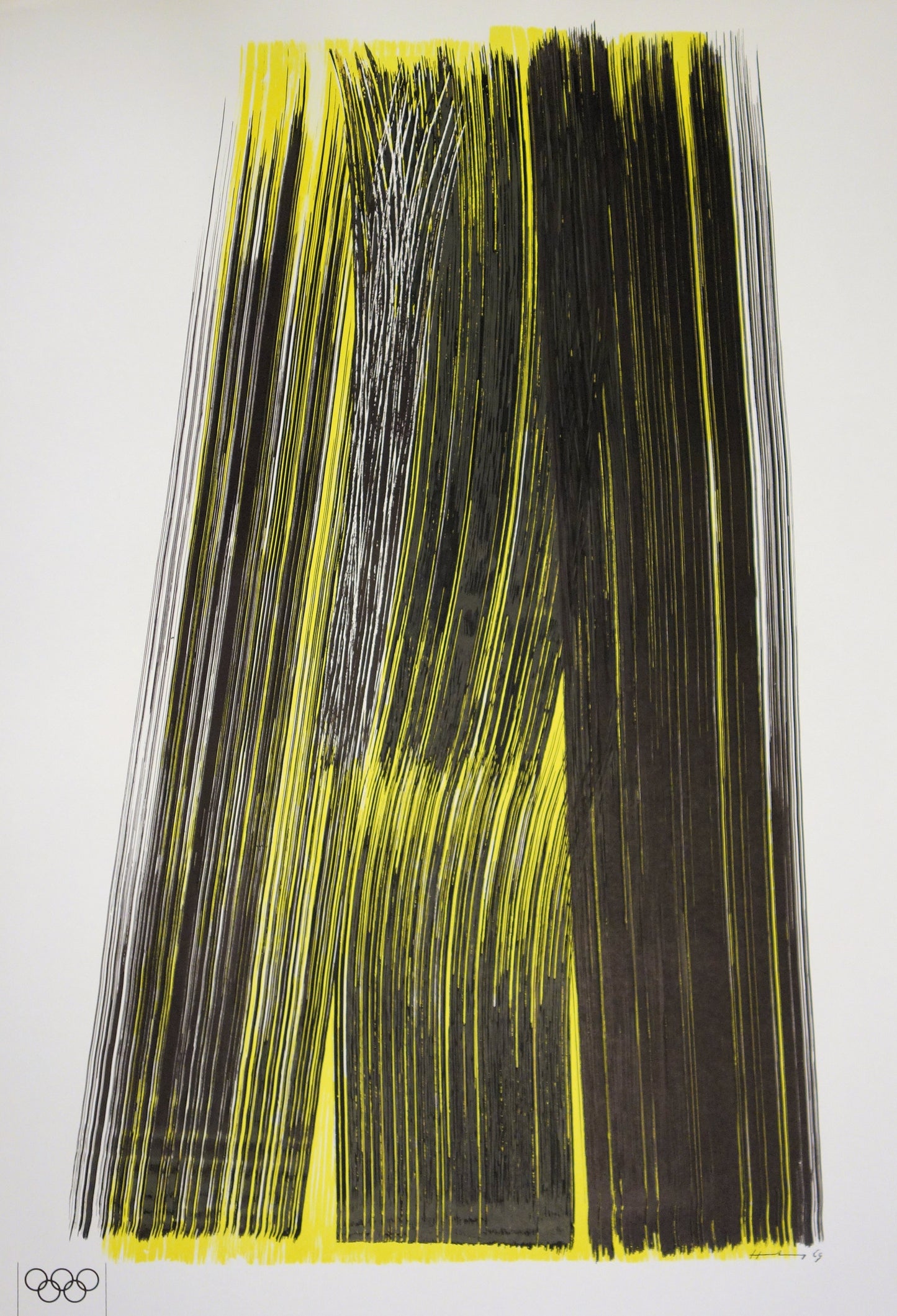 Hans HARTUNG : Composition (JO 1972) - Lithographie originale signée