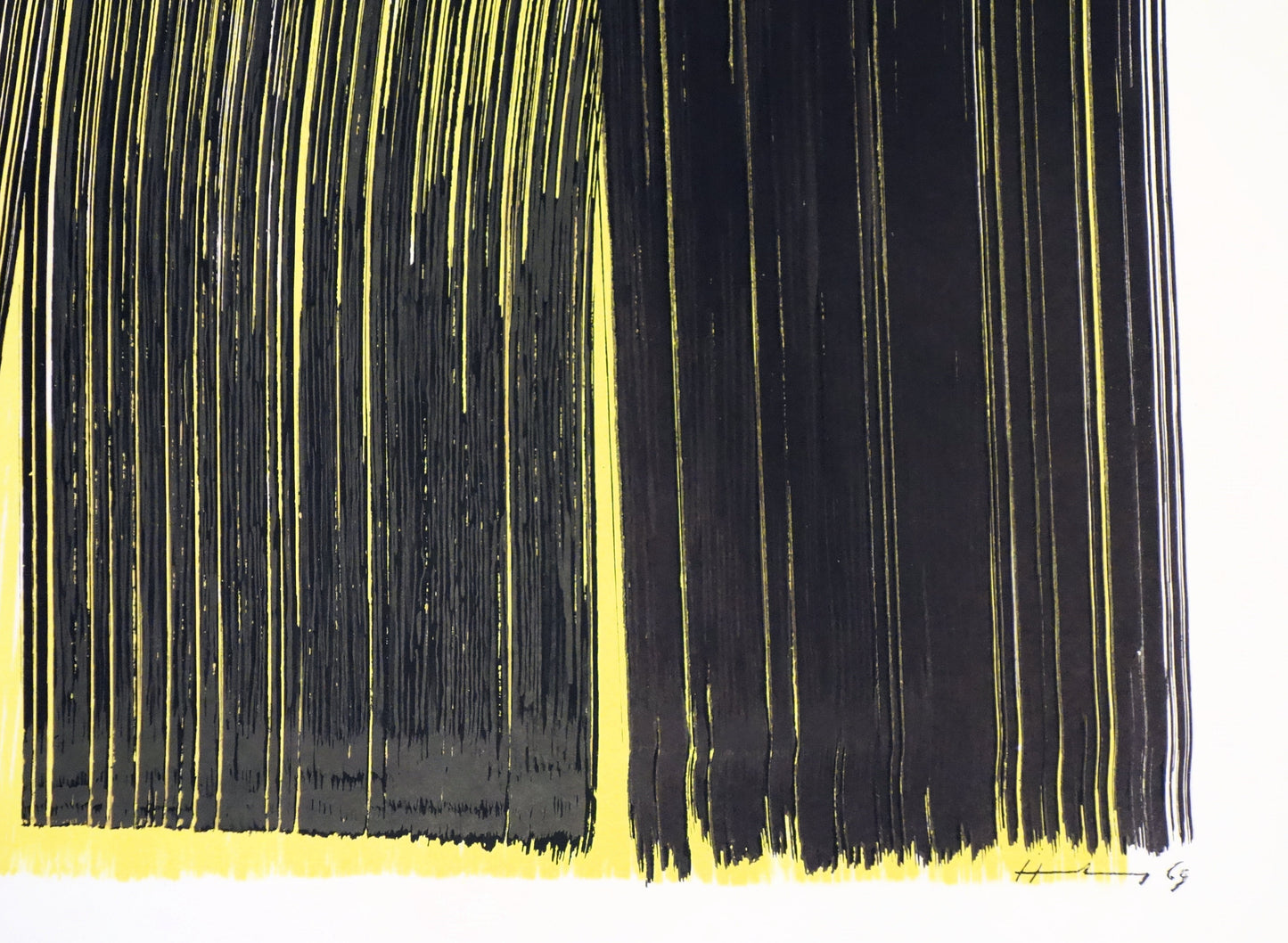 Hans HARTUNG : Composition (JO 1972) - Lithographie originale signée