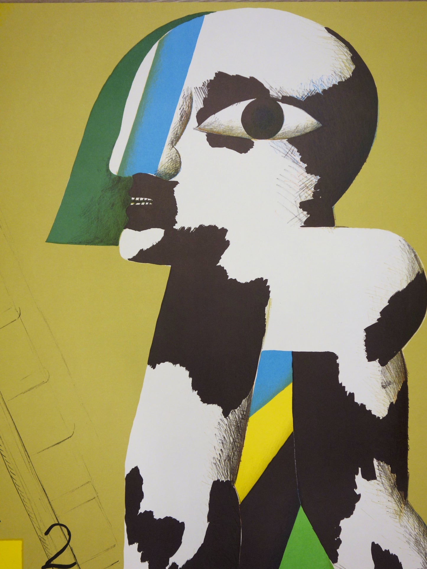 Horst ANTES : JO Münich 1972 - Lithographie originale signée