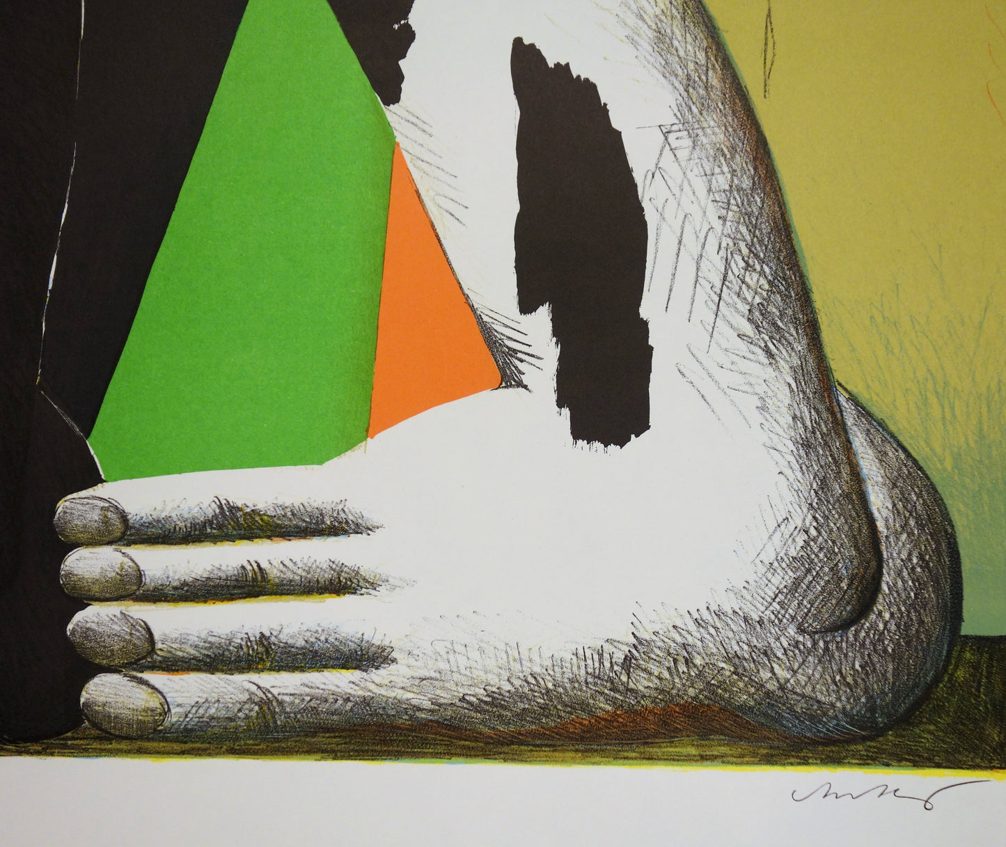 Horst ANTES : JO Münich 1972 - Lithographie originale signée