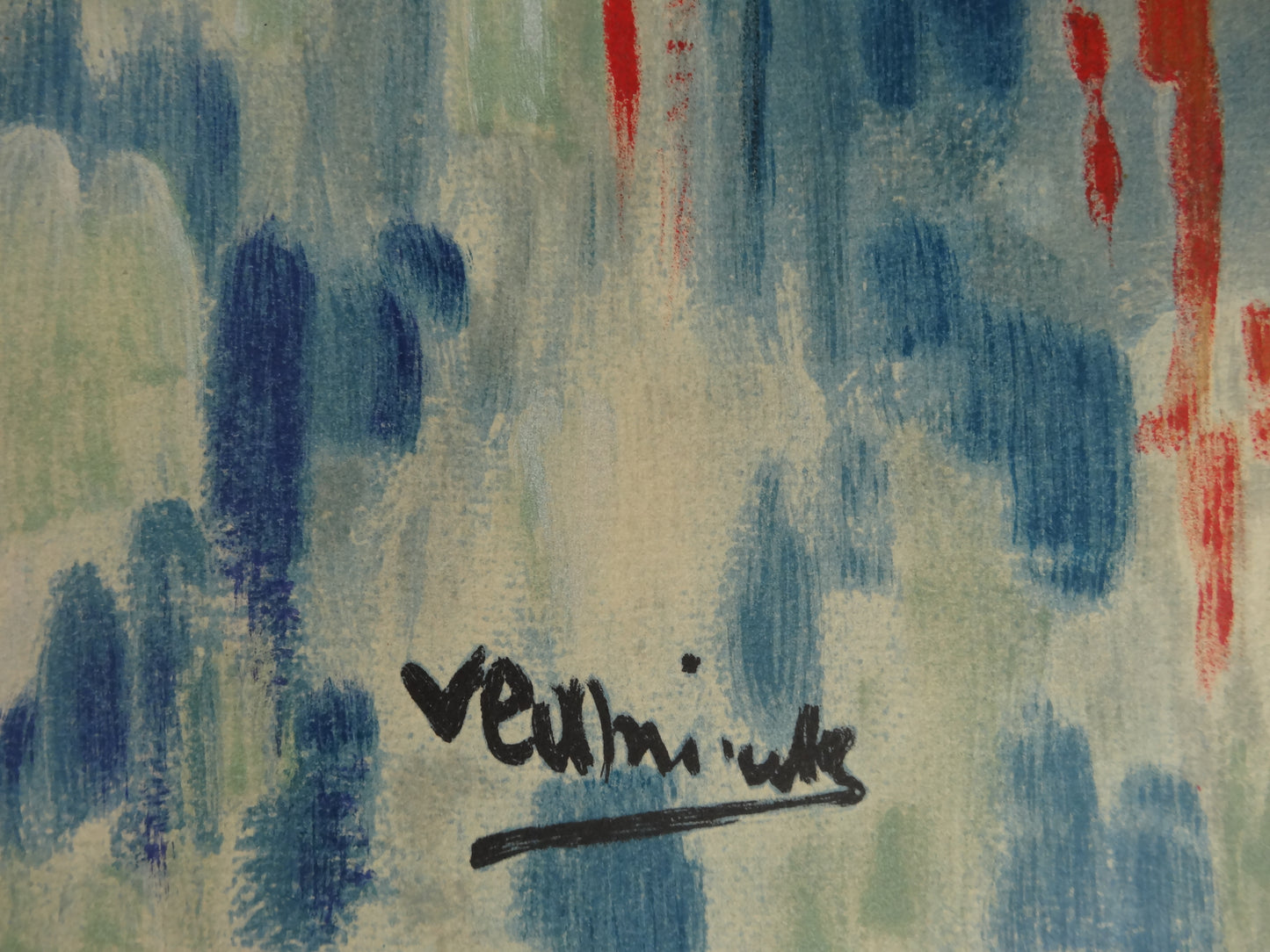 Maurice de VLAMINCK : La Seine à Chatou - Lithographie signée