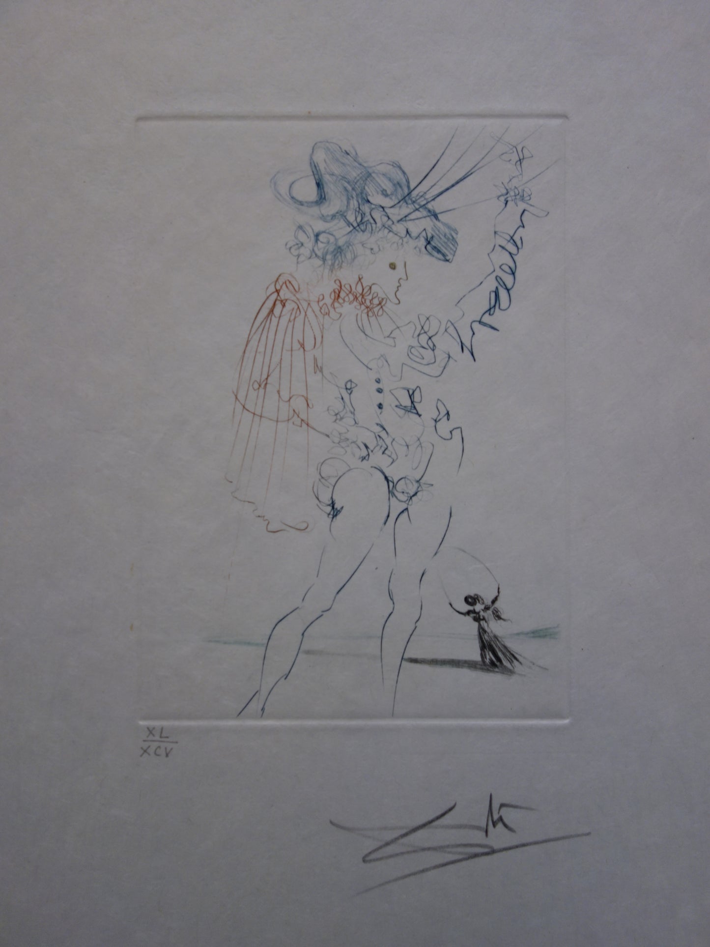 Salvador DALI : Mesure pour mesure - Gravure originale signée