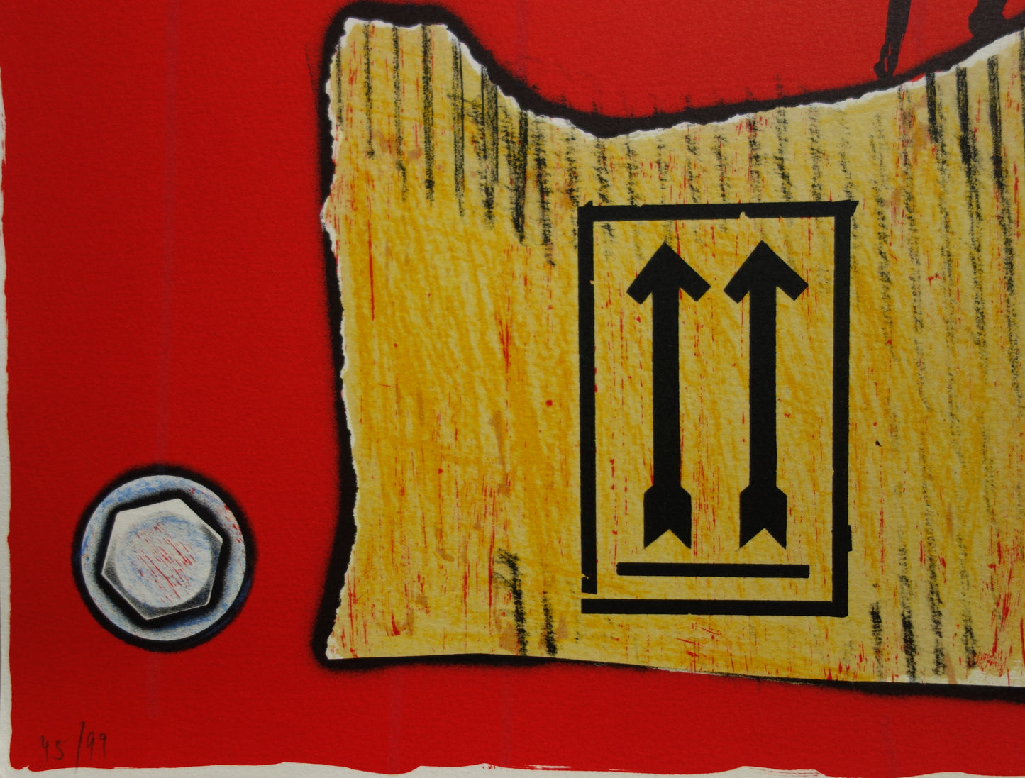 Peter KLASEN : Restricted Area - Lithographie originale signée