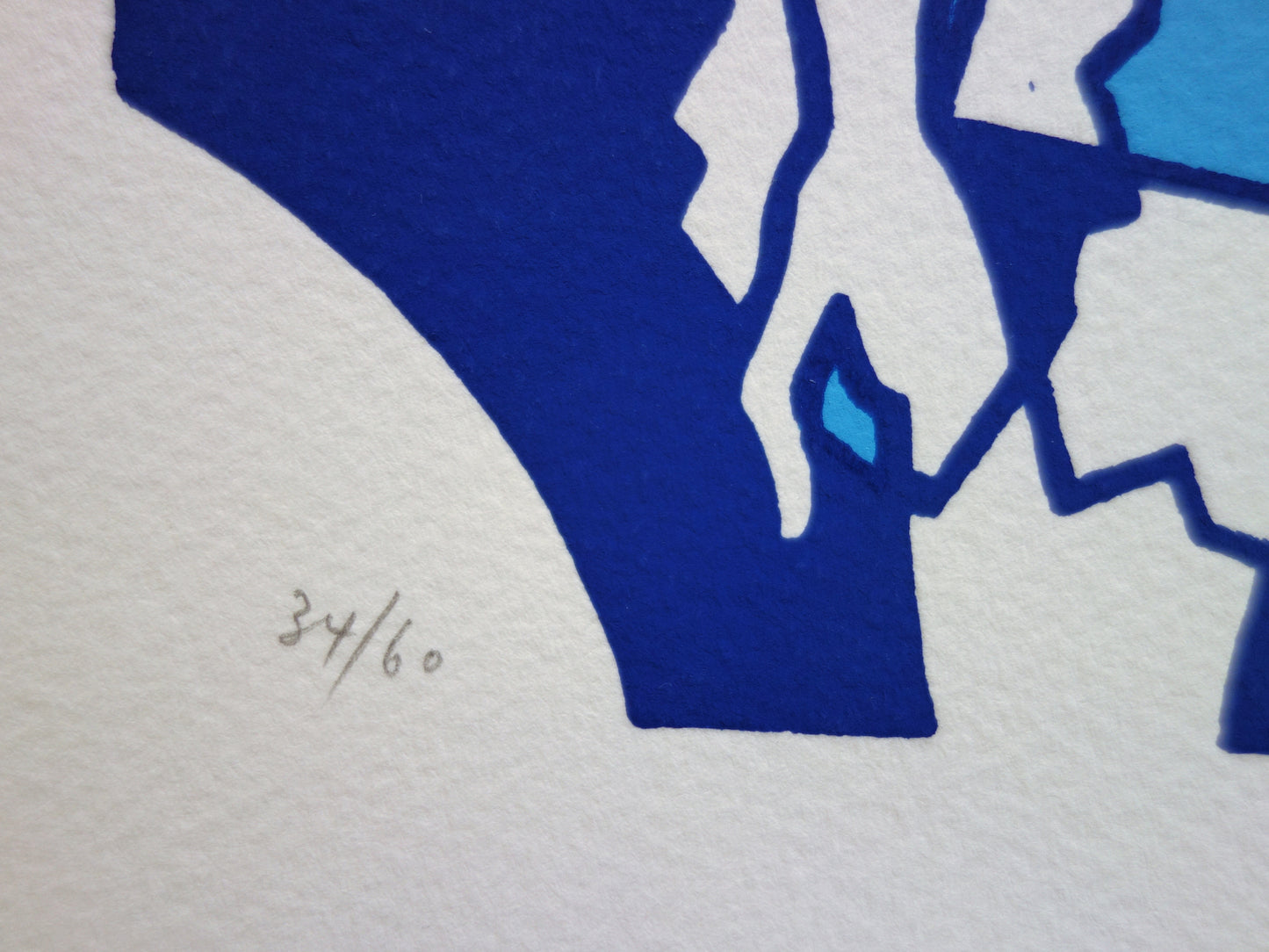 Jean COULOT : Homme au chêne - Sérigraphie originale signée