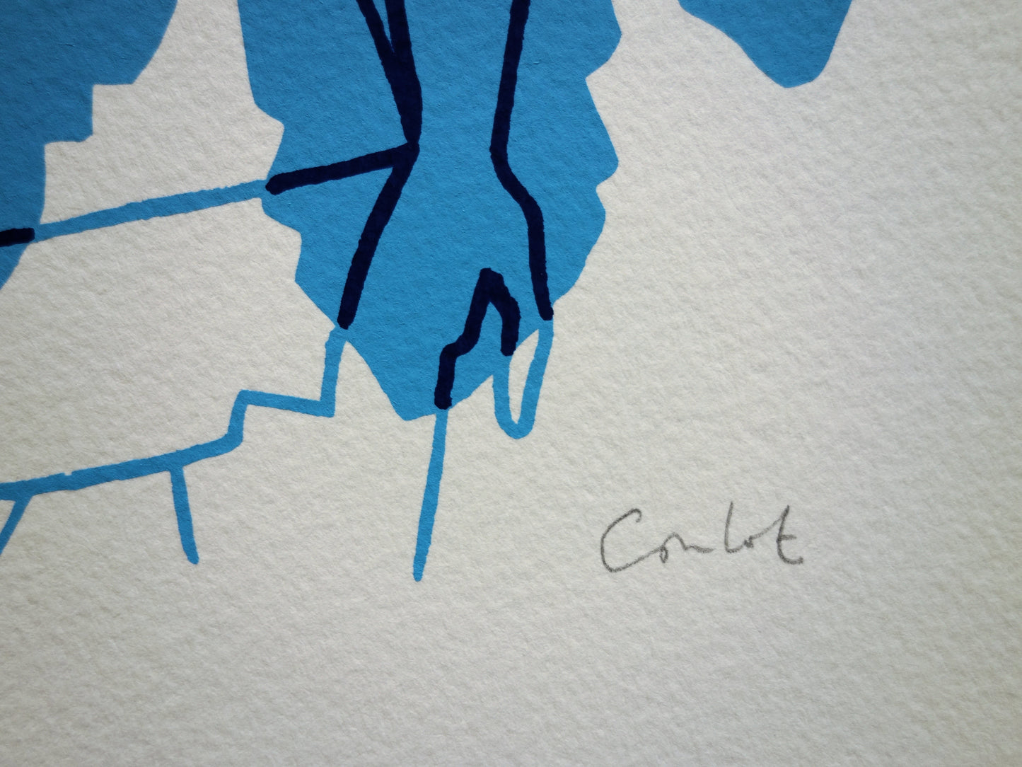 Jean COULOT : L'Homme et le Chêne - Sérigraphie originale signée
