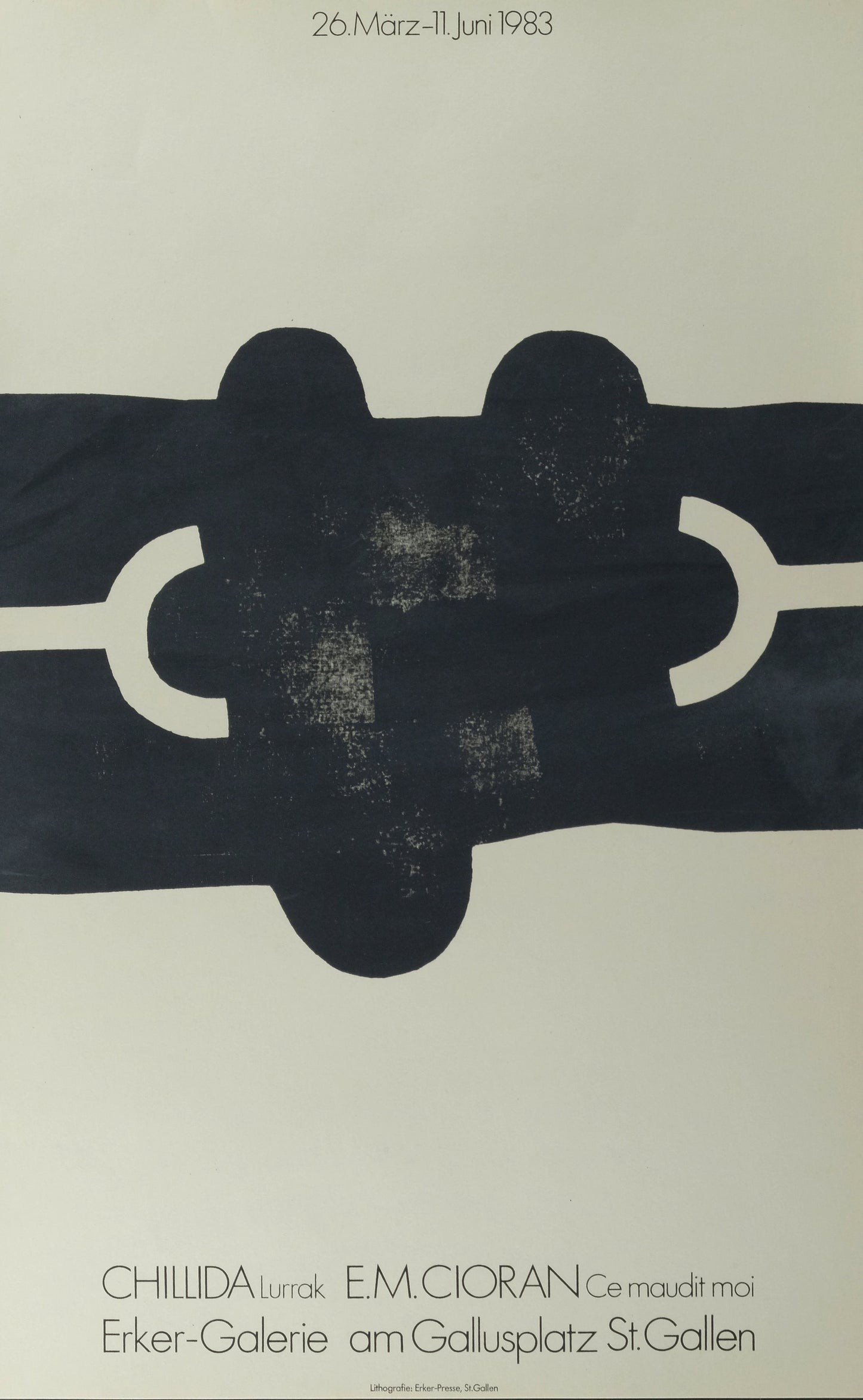 Eduardo CHILLIDA : Ce maudit moi - Lithographie originale