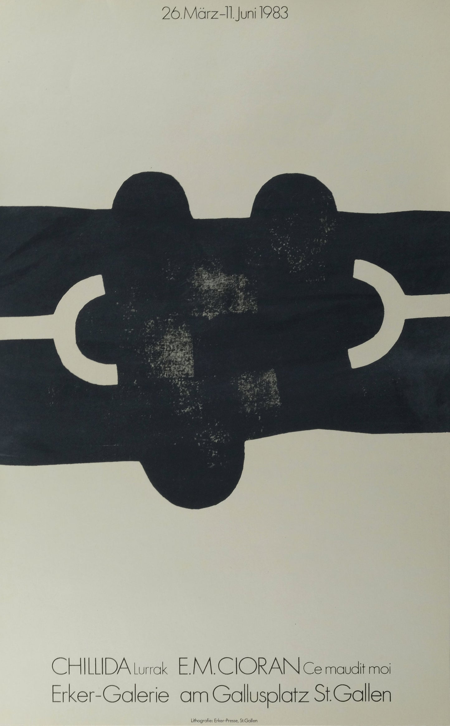 Eduardo CHILLIDA : Ce maudit moi - Lithographie originale