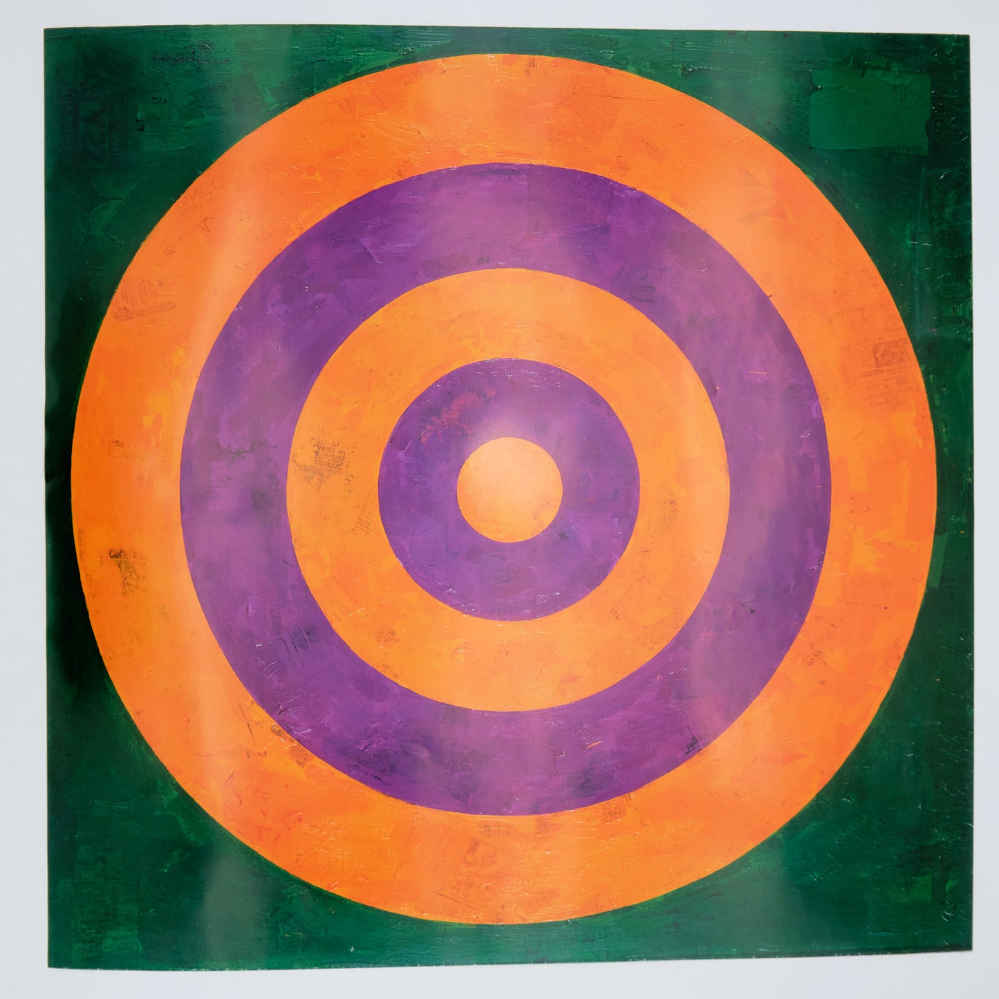 Jasper JOHNS : Target - Affiche originale en couleurs : manque photo