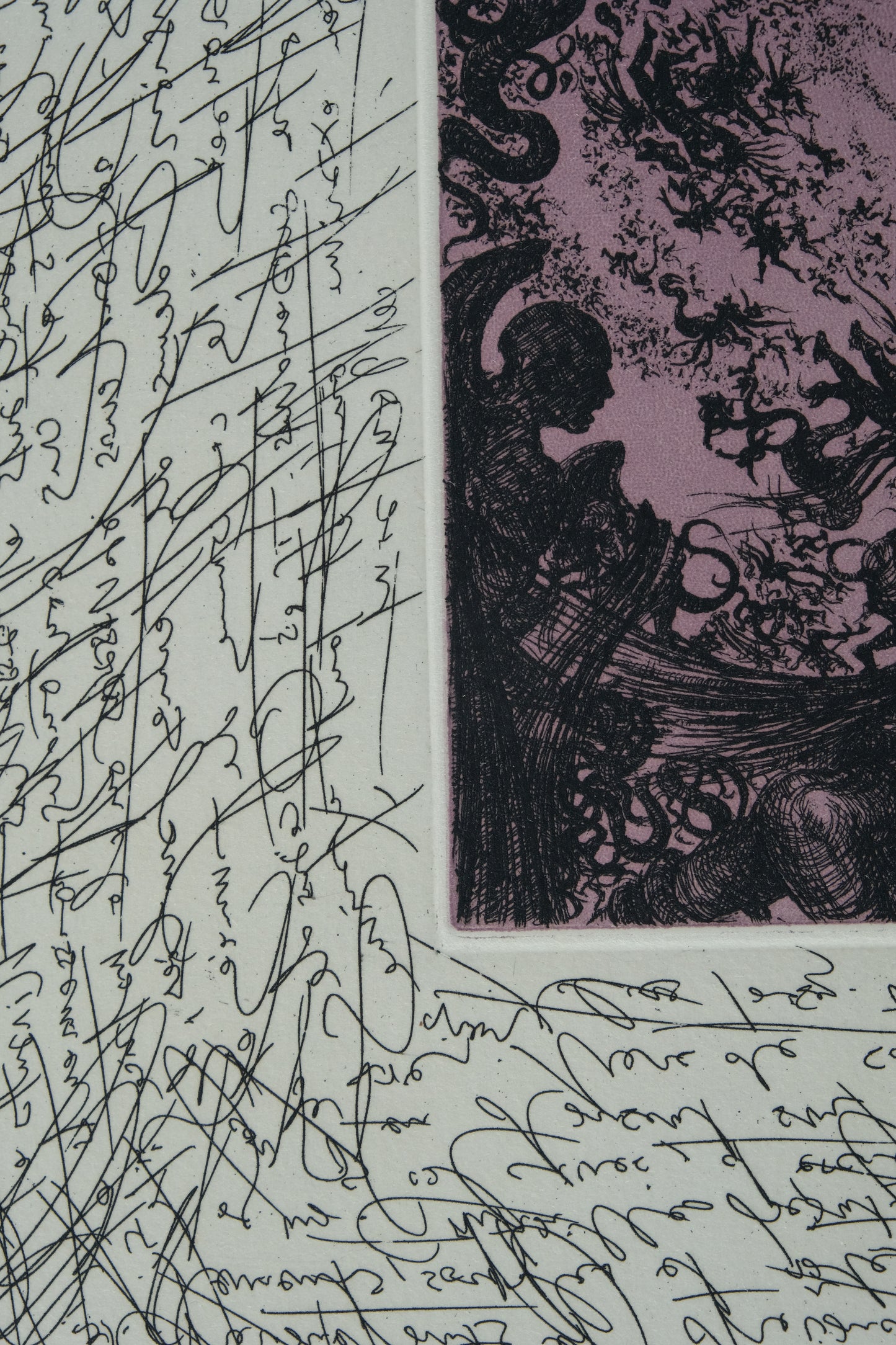 Jacques DEFFONTAINE : Coucher de soleil de l'Apocalypse - Lithographie originale signée