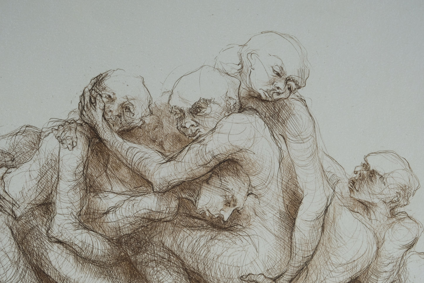Jacques DEFFONTAINE : Grotesques - Lithographie originale signée