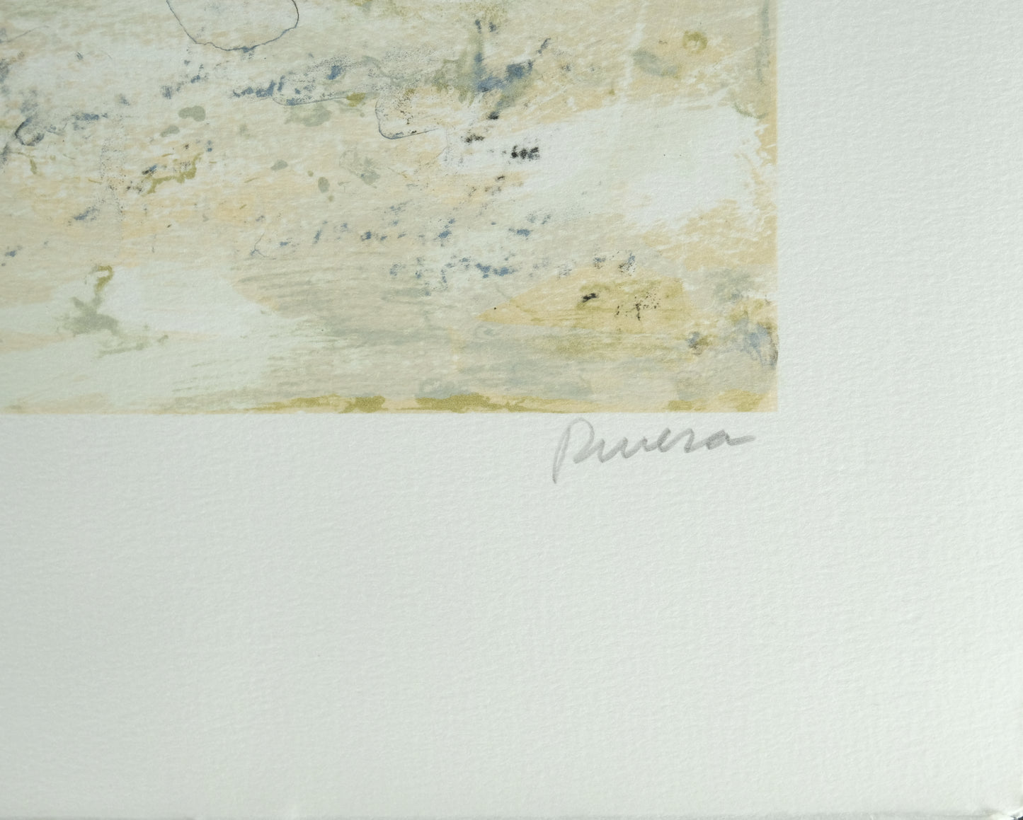 Antonio RIVERA : Promenade hivernale - Lithographie originale signée