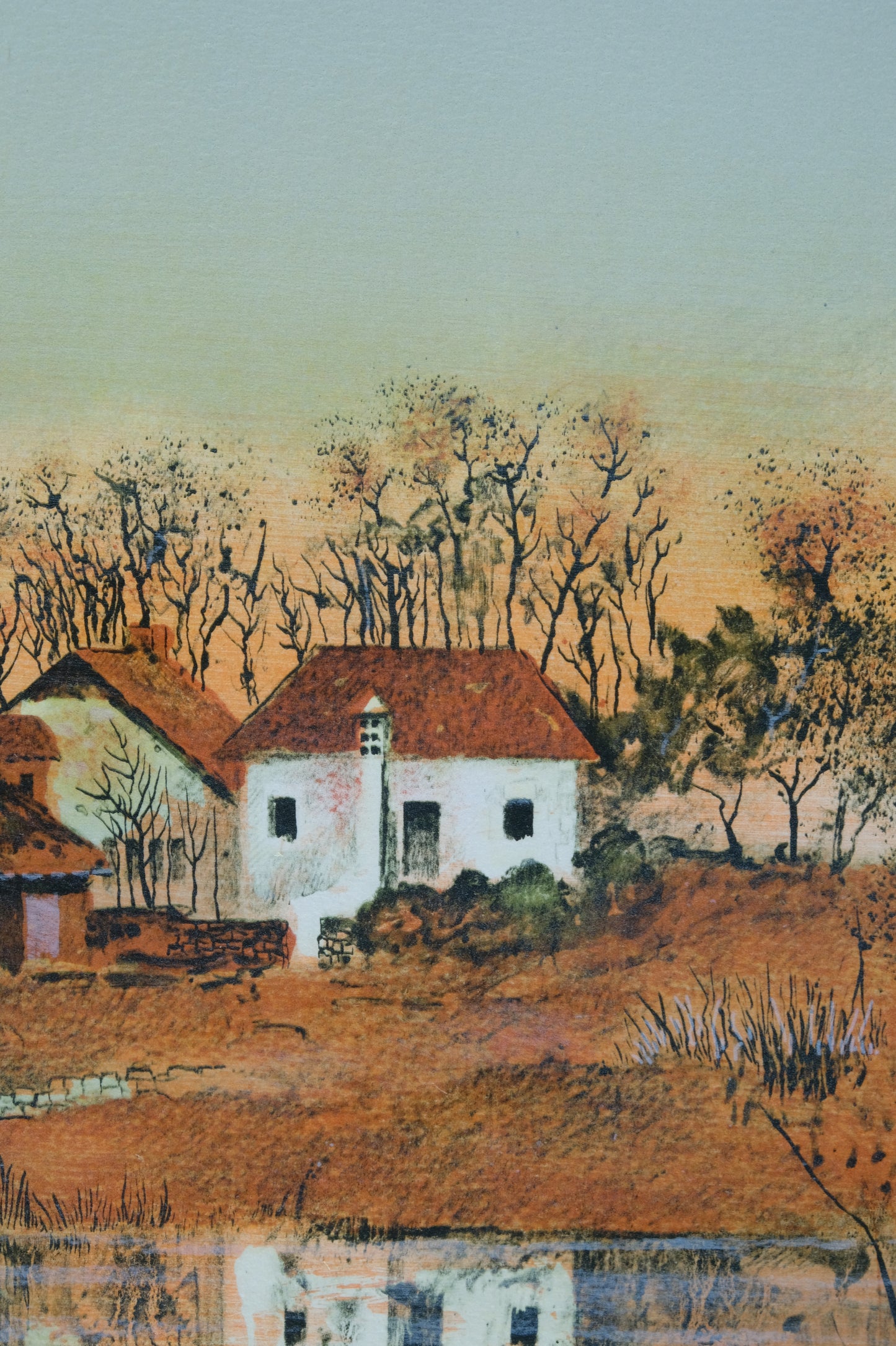Antonio RIVERA : Coucher de soleil - Lithographie originale signée