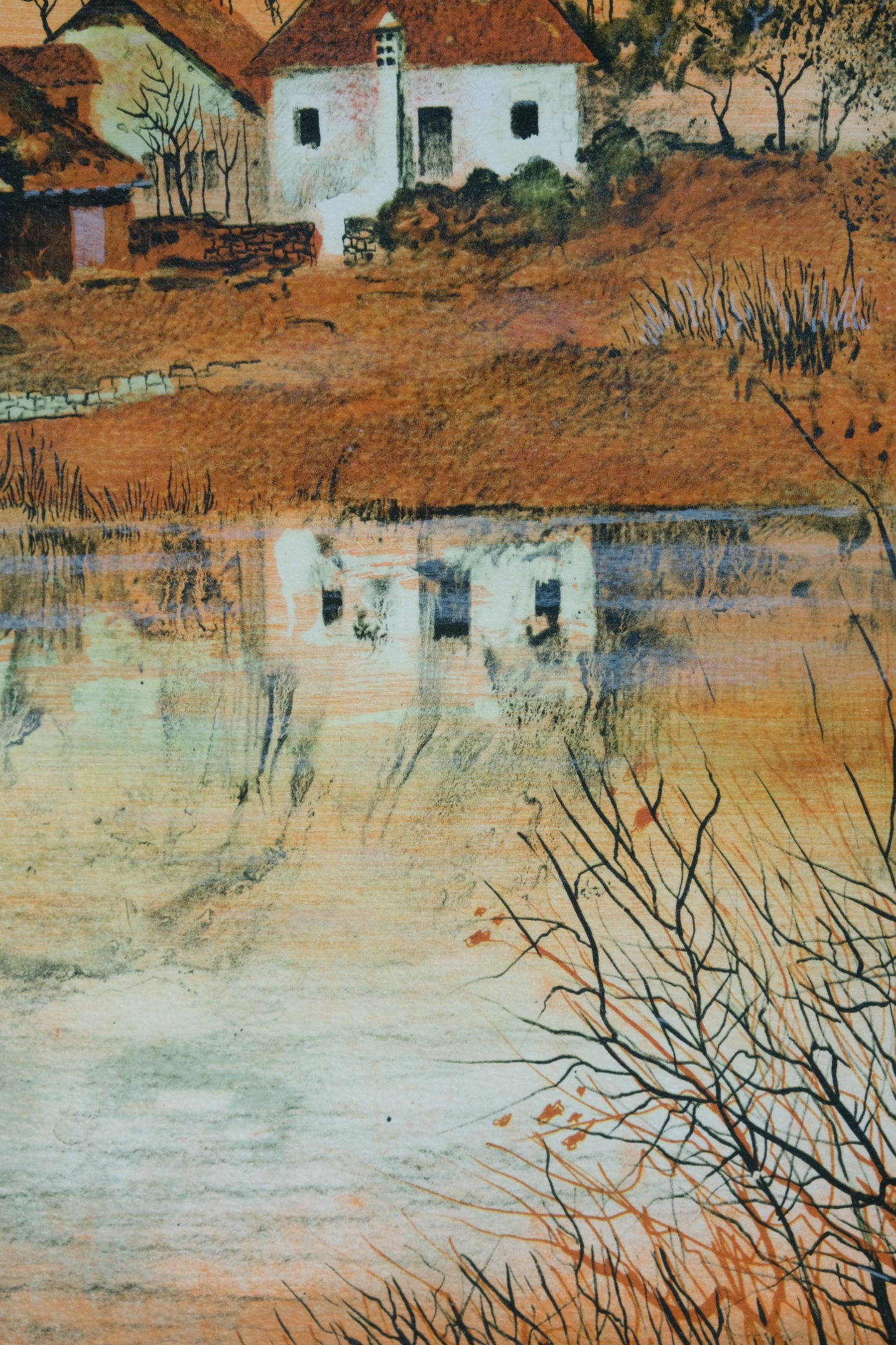 Antonio RIVERA : Coucher de soleil - Lithographie originale signée