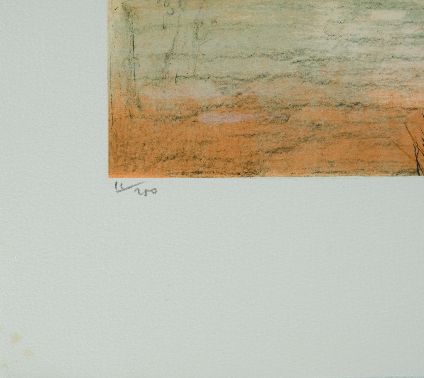 Antonio RIVERA : Coucher de soleil - Lithographie originale signée