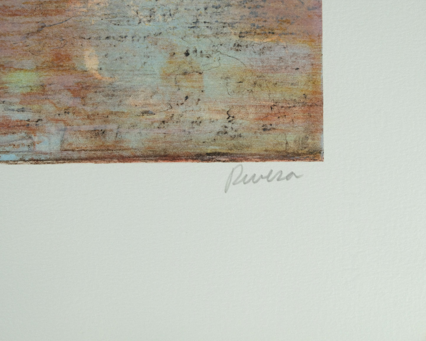 Antonio RIVERA : Château de Saumur - Lithographie originale signée