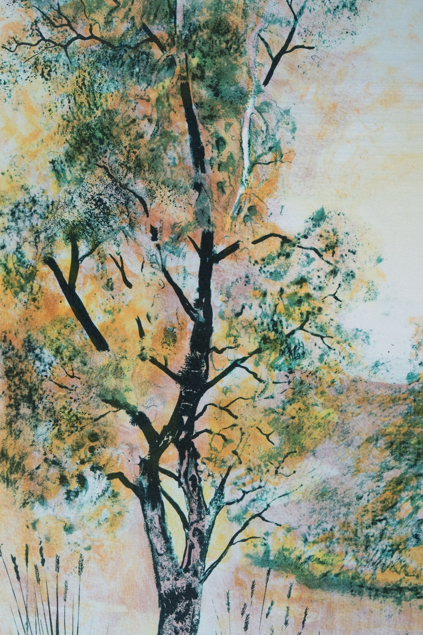 Antonio RIVERA : Au bord de la rivière - Lithographie originale signée