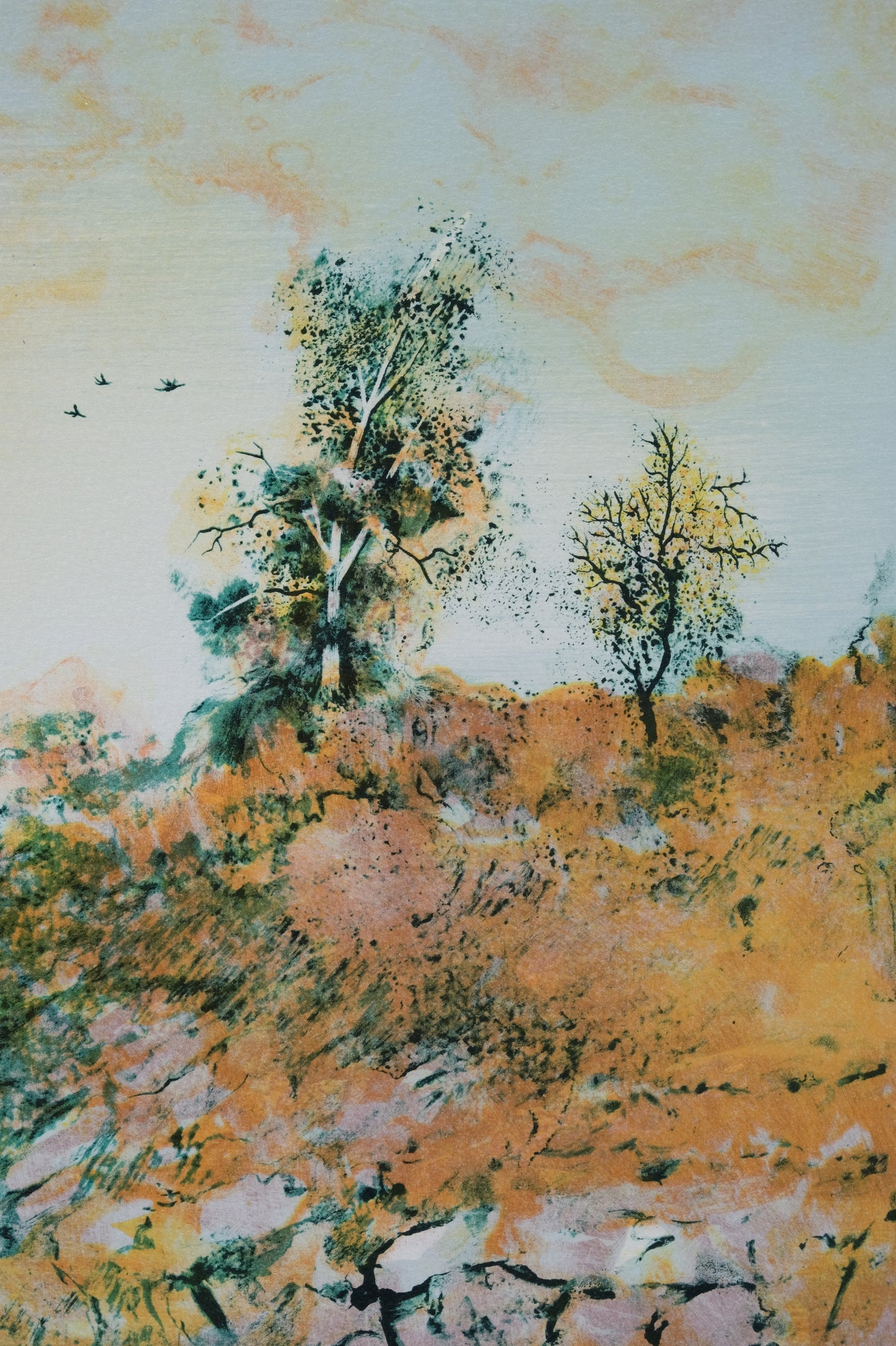 Antonio RIVERA : Au bord de la rivière - Lithographie originale signée