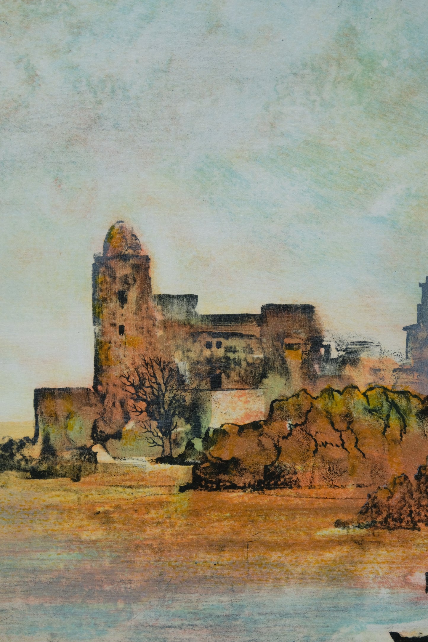 Antonio RIVERA : Le vieux phare - Lithographie originale signée