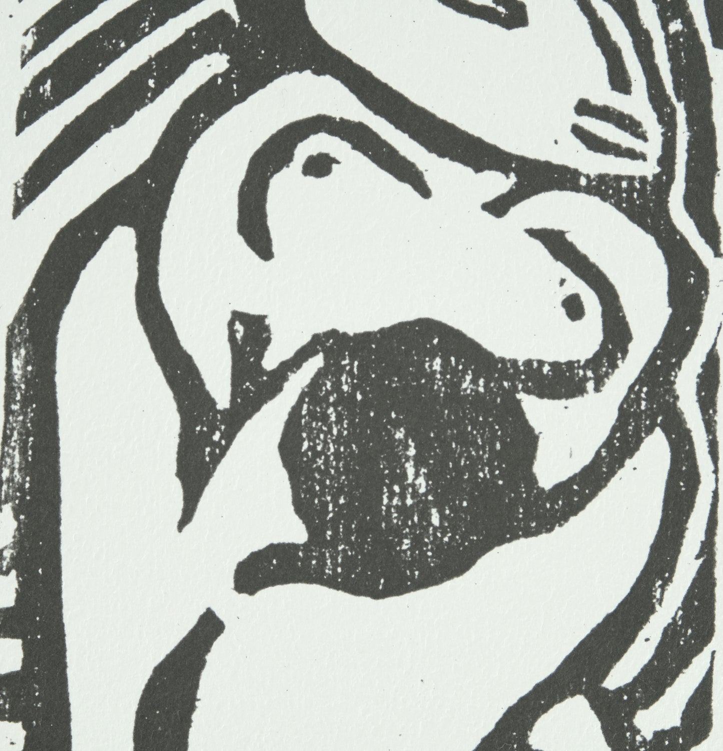 André DERAIN : Couple enlacé - Xylographie
