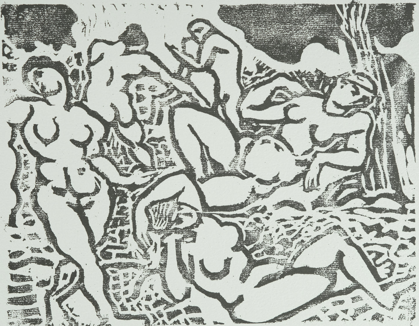 André DERAIN : Nus - Xylographie