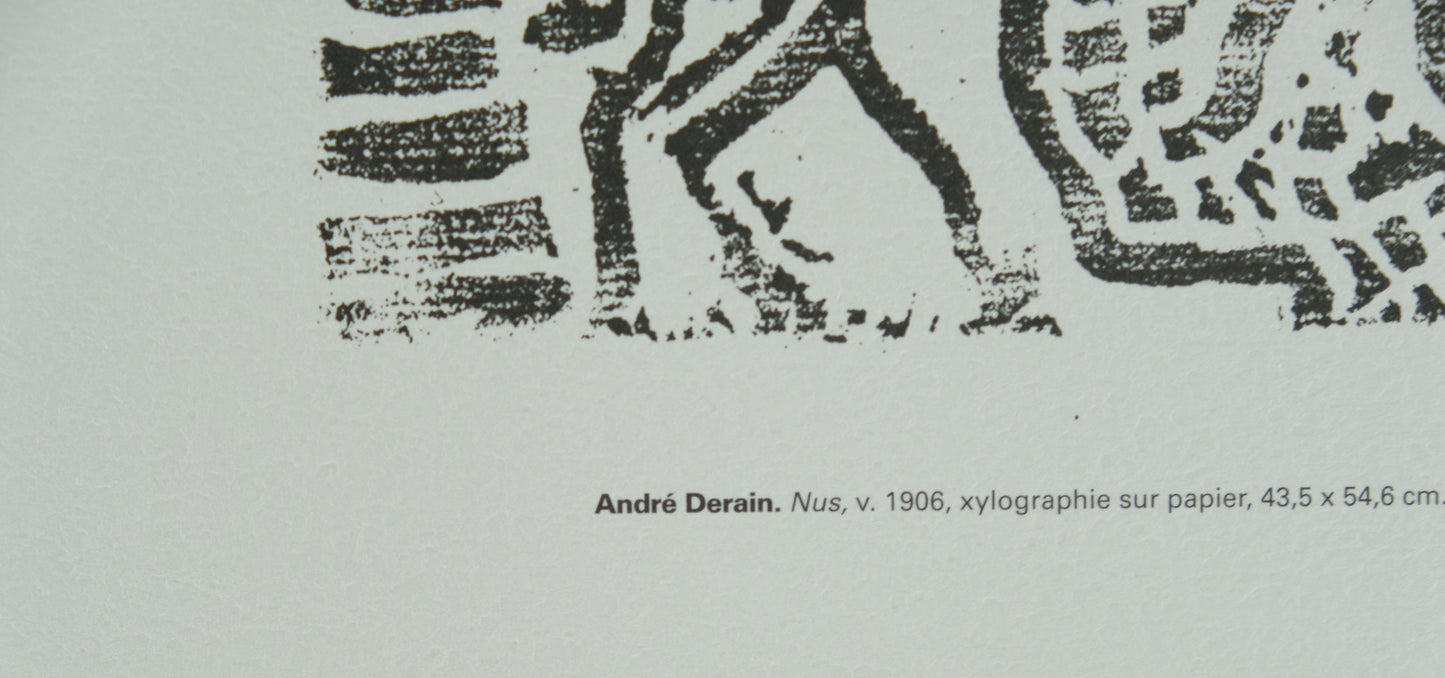 André DERAIN : Nus - Xylographie