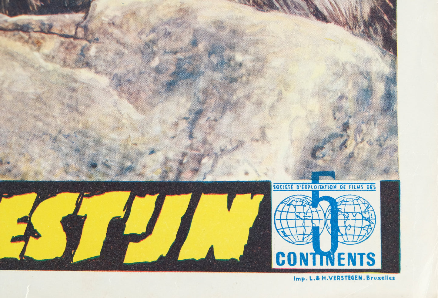 Walt DISNEY : Le désert vivant - Affiche originale en couleurs