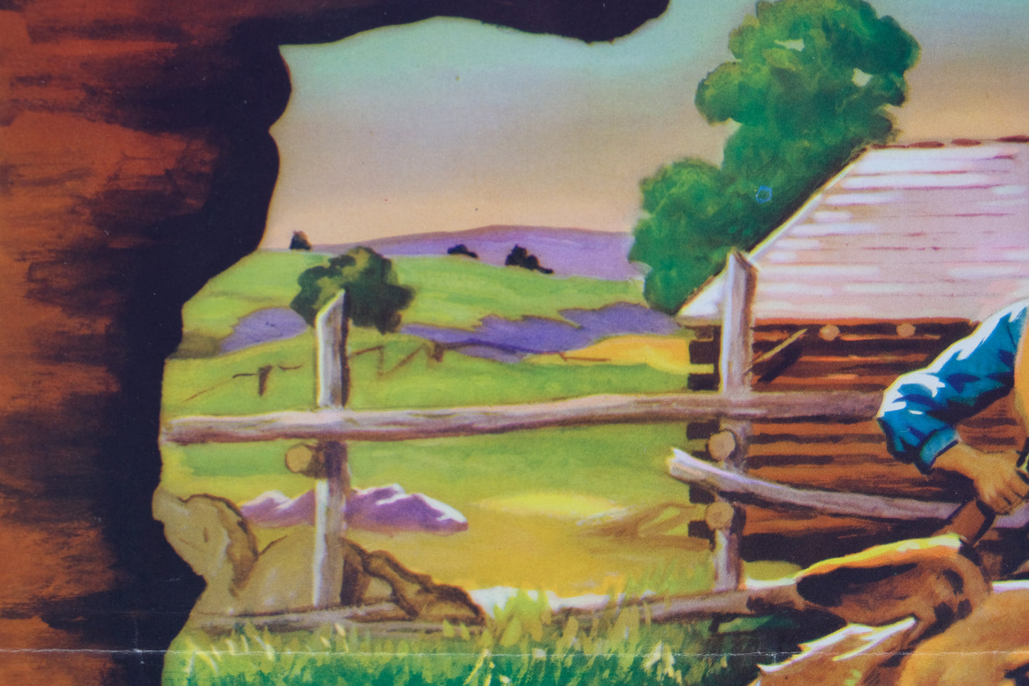 Walt DISNEY : Le fidèle Vagabond - Affiche originale en couleurs