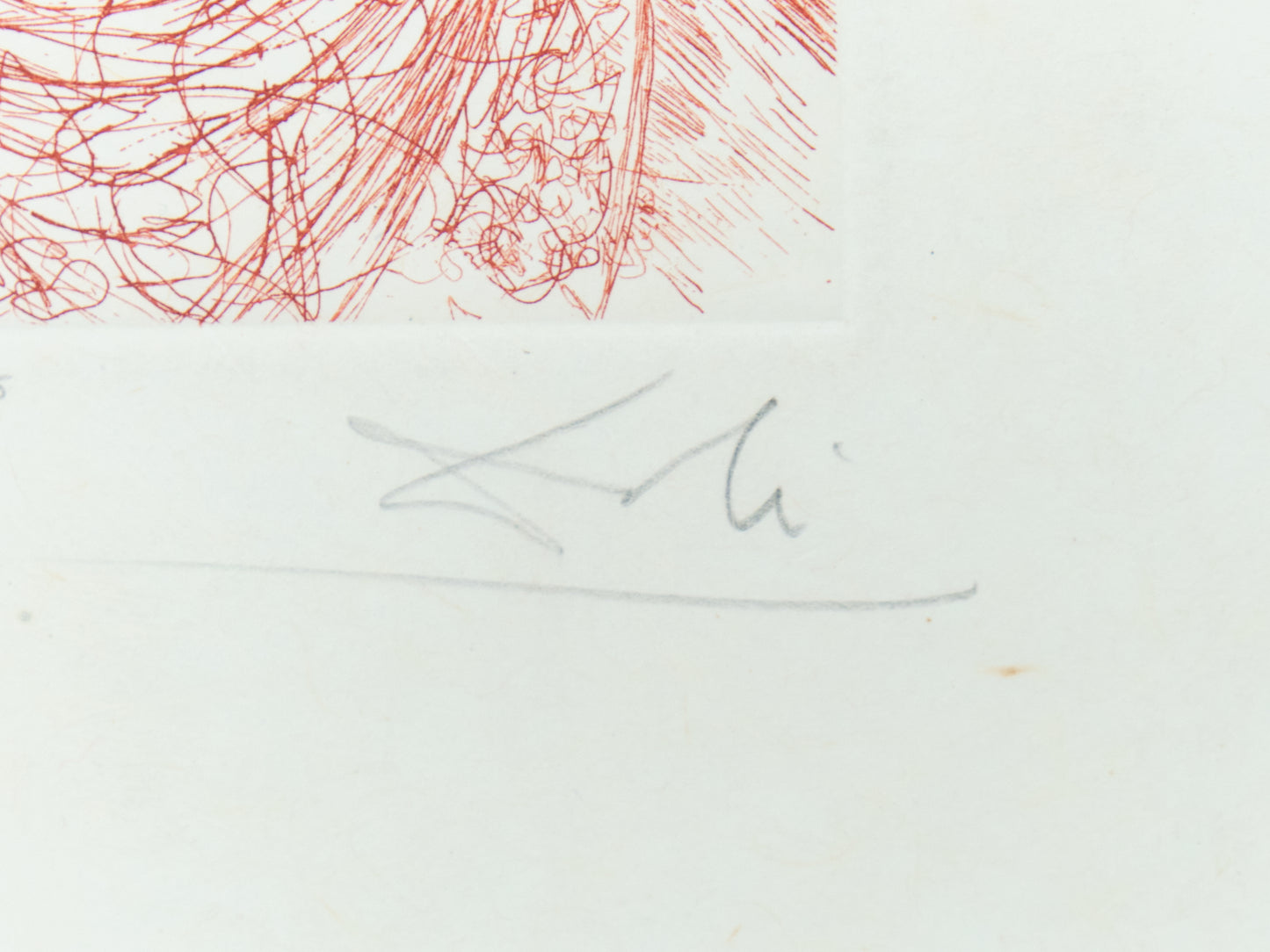 Salvador DALI : George WASHINGTON - Gravure originale signée