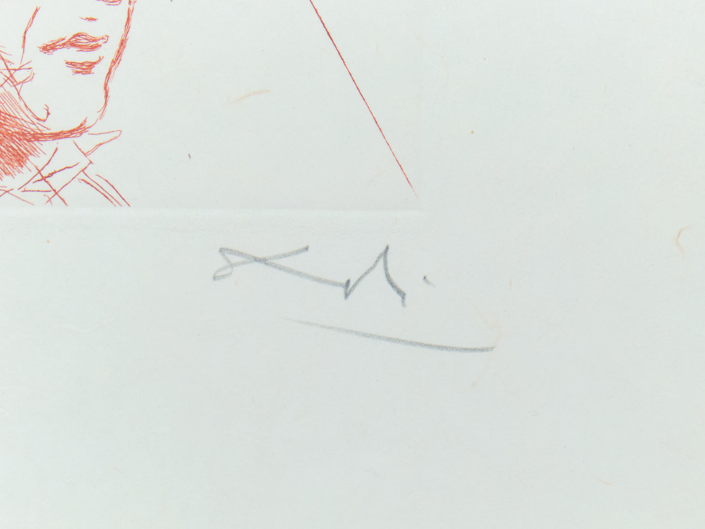 Salvador DALI : Thomas EDISON - Gravure originale signée