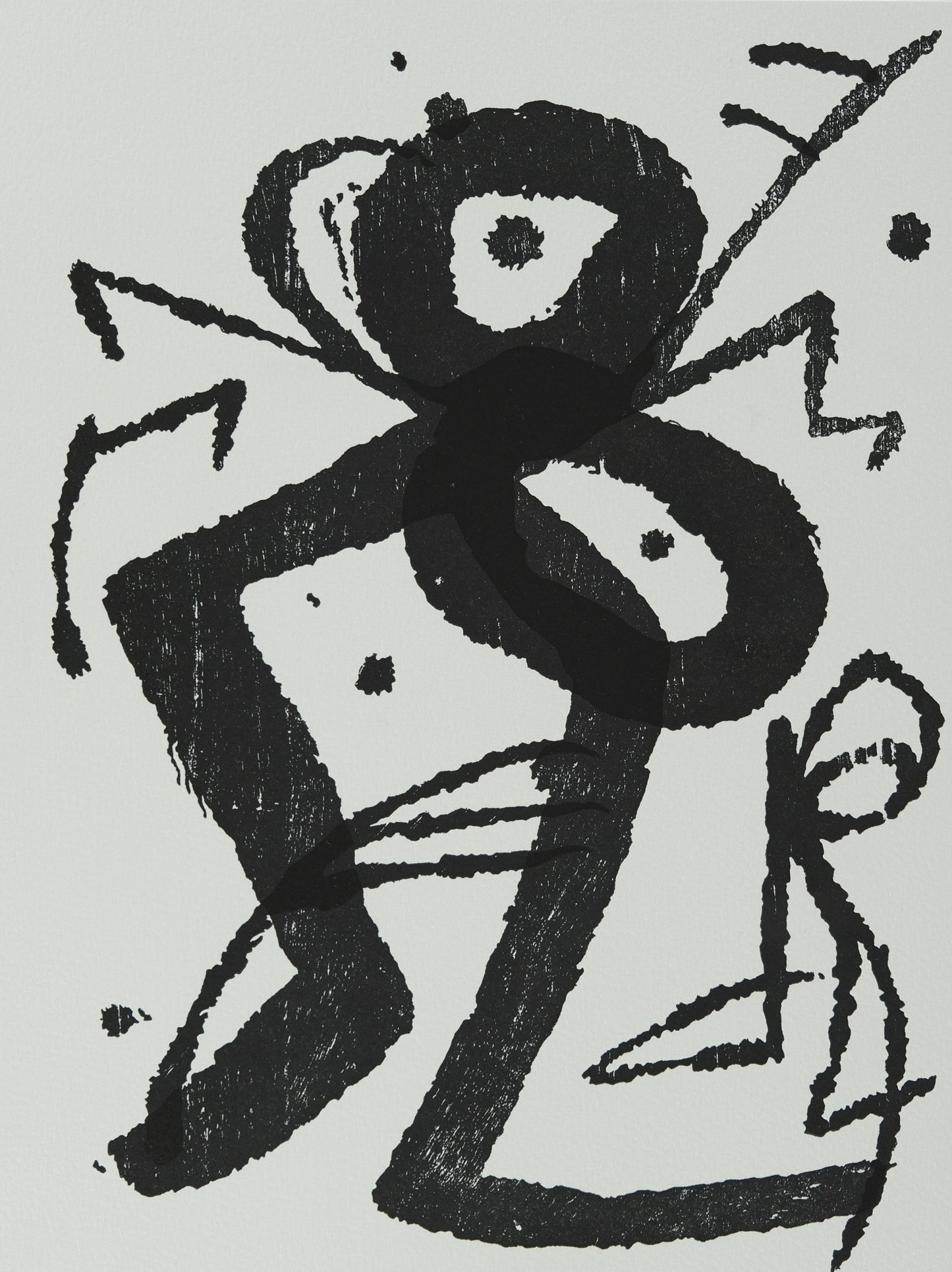 Joan MIRO : Composition surréaliste - Gravure originale