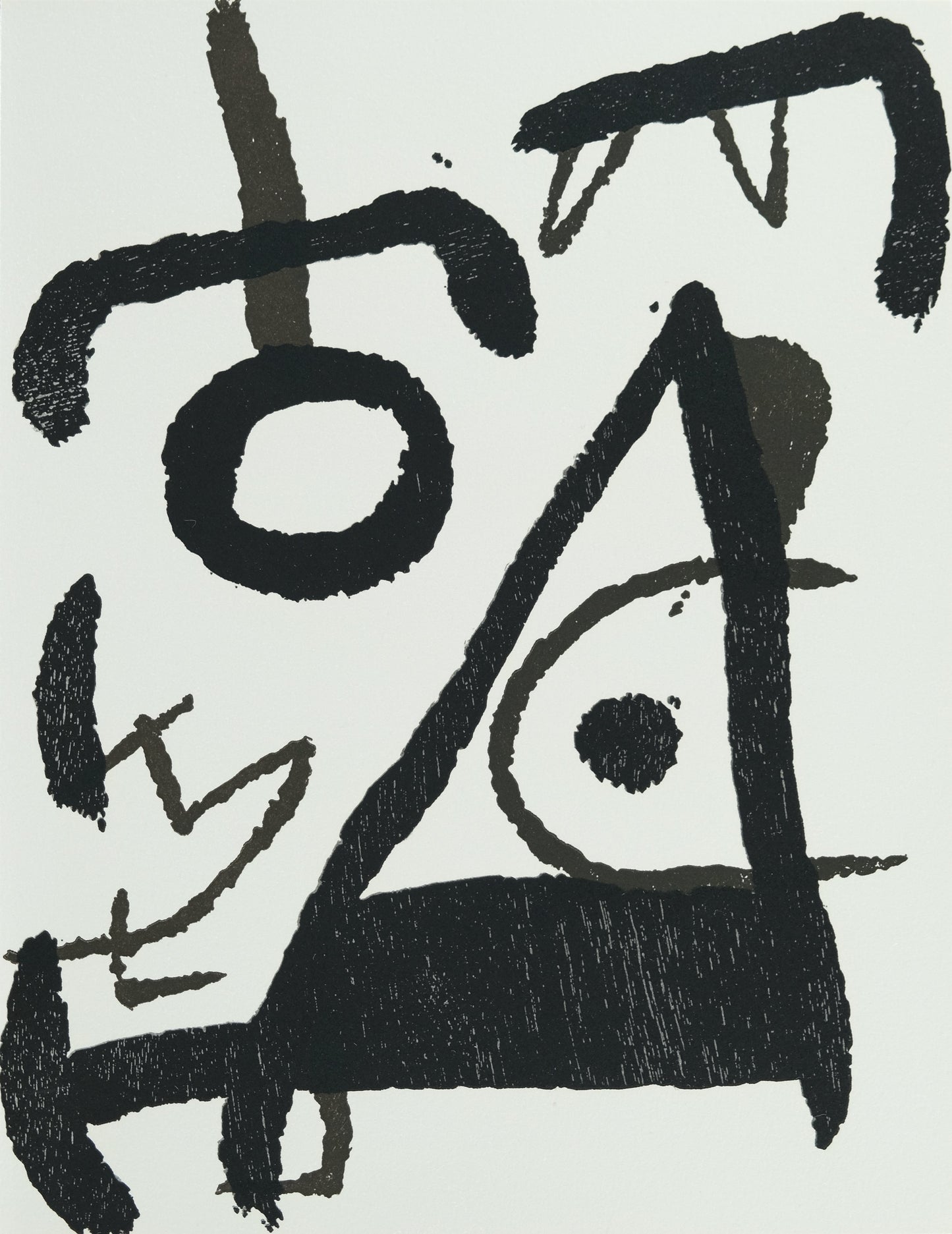 Joan MIRO : Equinoxe en noir et blanc - Gravure originale