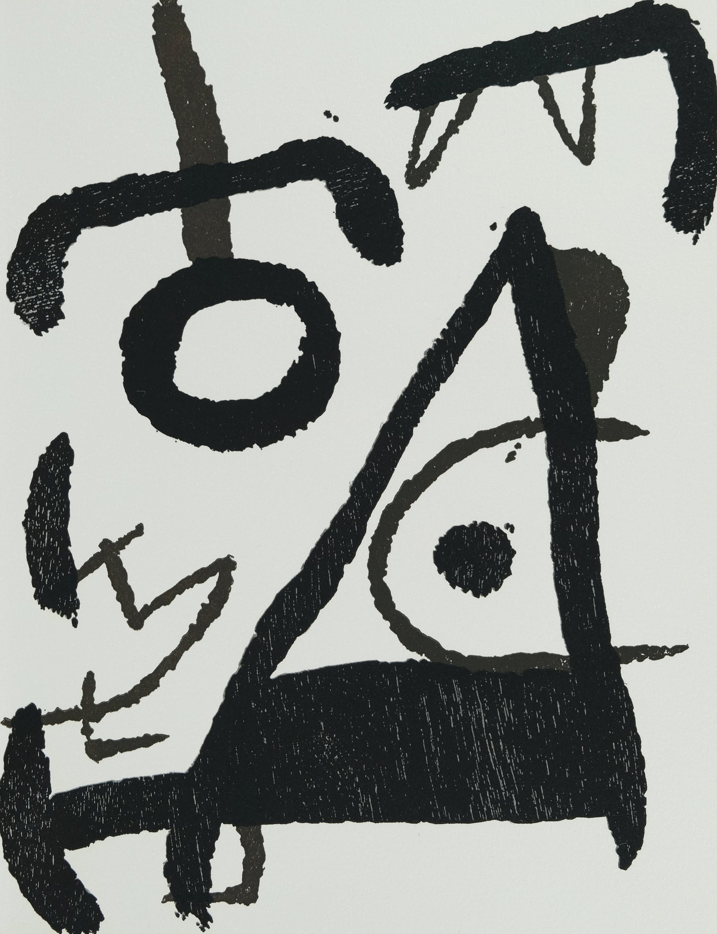 Joan MIRO : Equinoxe en noir et blanc - Gravure originale