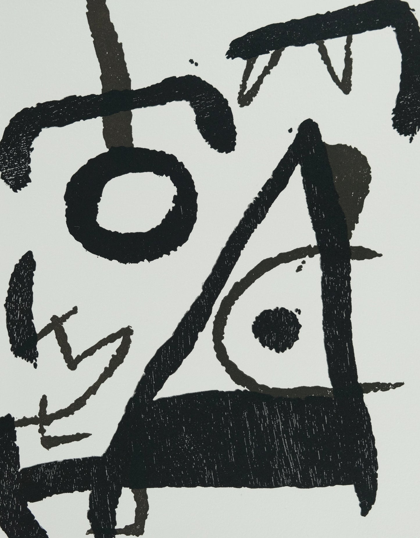 Joan MIRO : Equinoxe en noir et blanc - Gravure originale