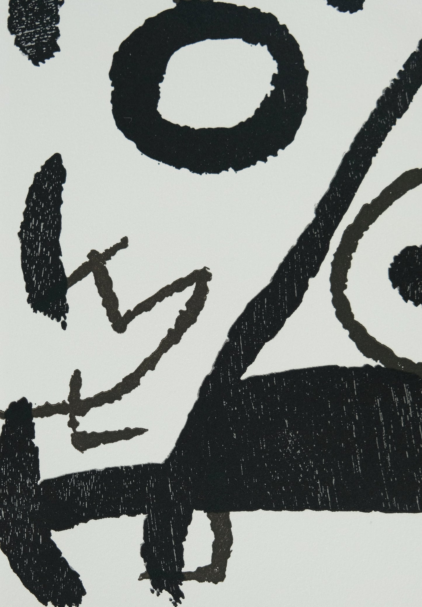 Joan MIRO : Equinoxe en noir et blanc - Gravure originale