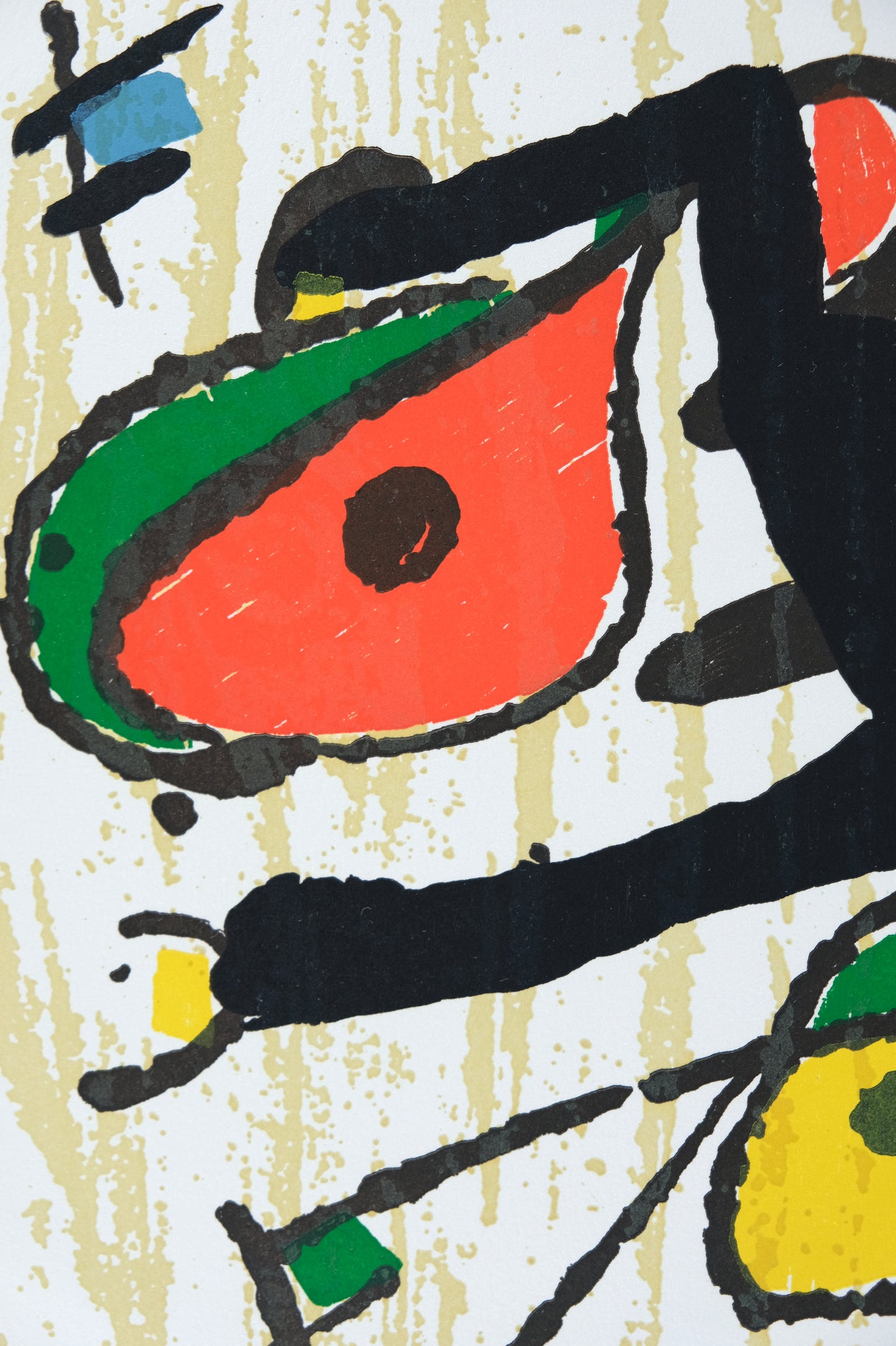 Joan MIRO : Personnage surréaliste - Gravure originale en couleurs