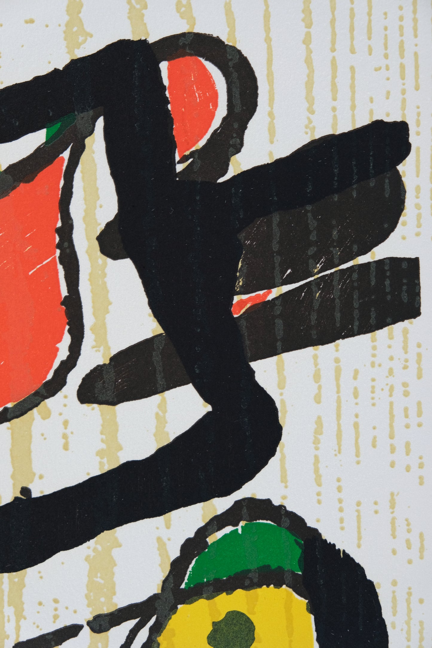 Joan MIRO : Personnage surréaliste - Gravure originale en couleurs