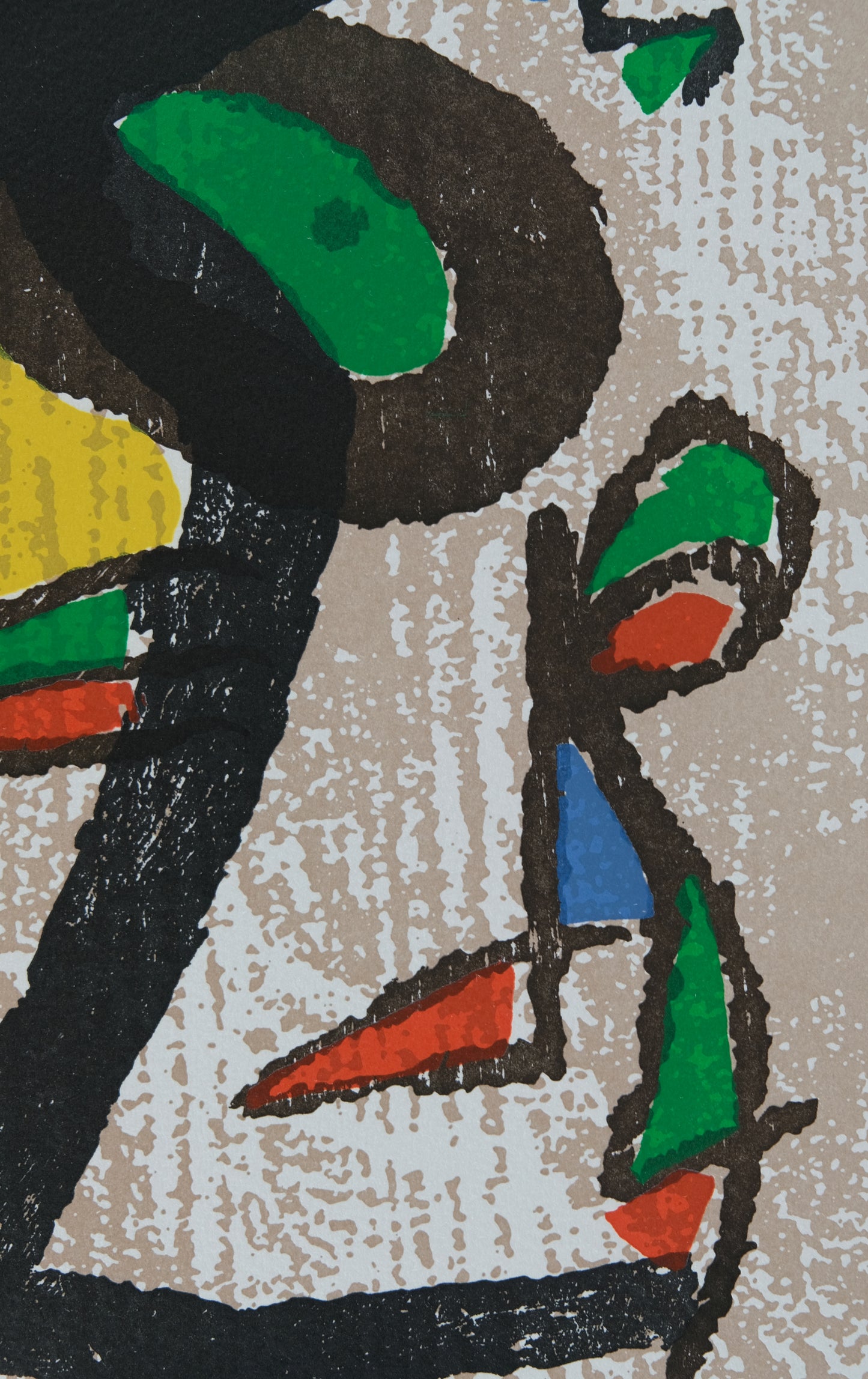 Joan MIRO : Papillon dansant - Gravure originale en couleurs