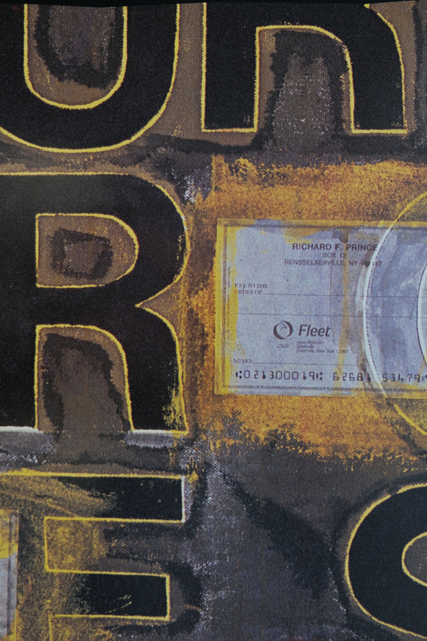 Richard PRINCE : Check paintings - Affiche originale