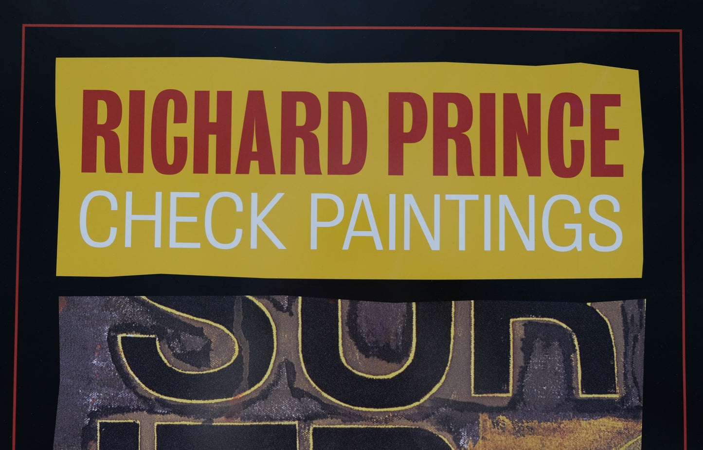Richard PRINCE : Check paintings - Affiche originale