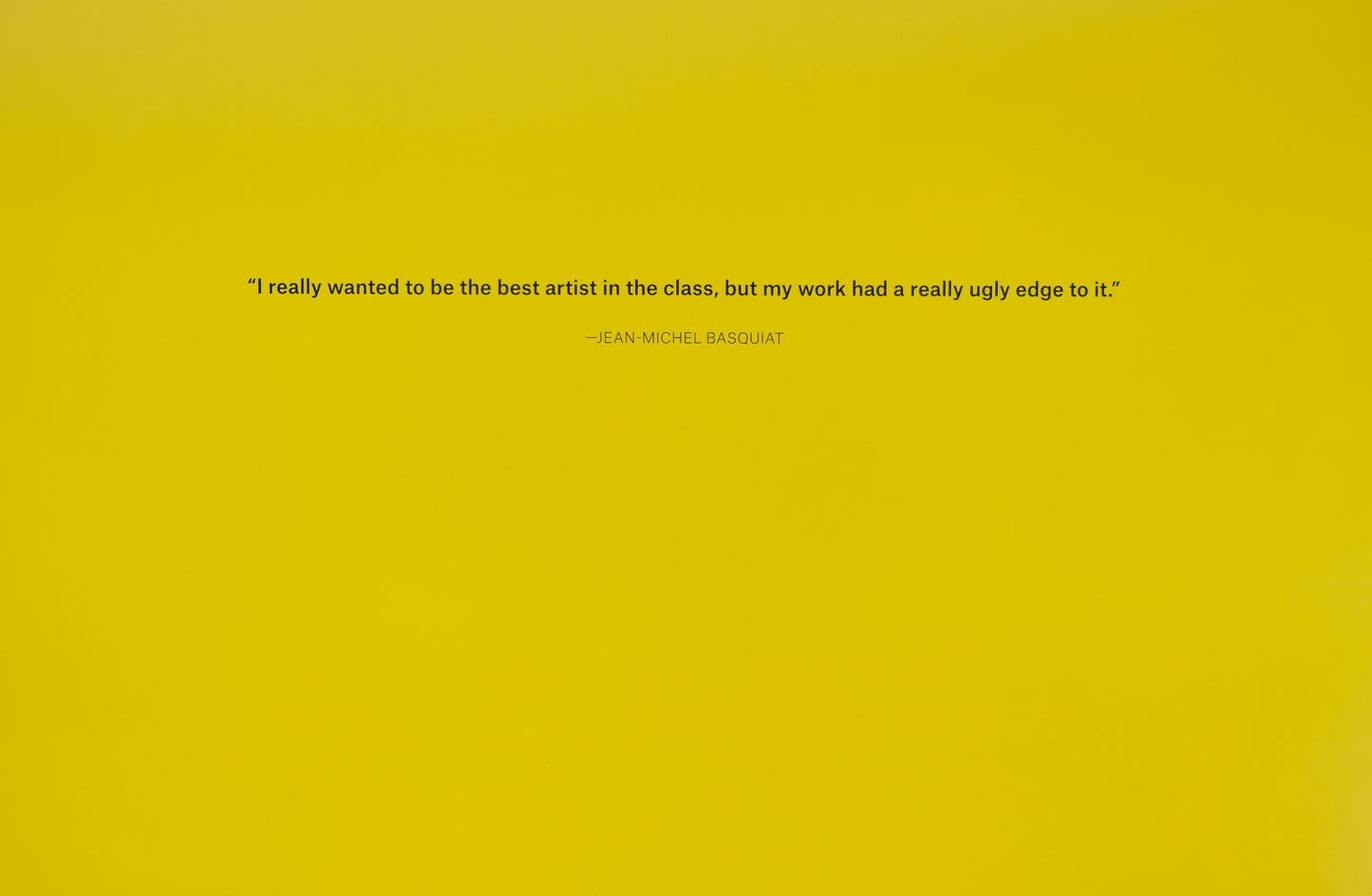 Jean Michel BASQUIAT : At Great Sones Street's studio - Affiche originale en couleurs