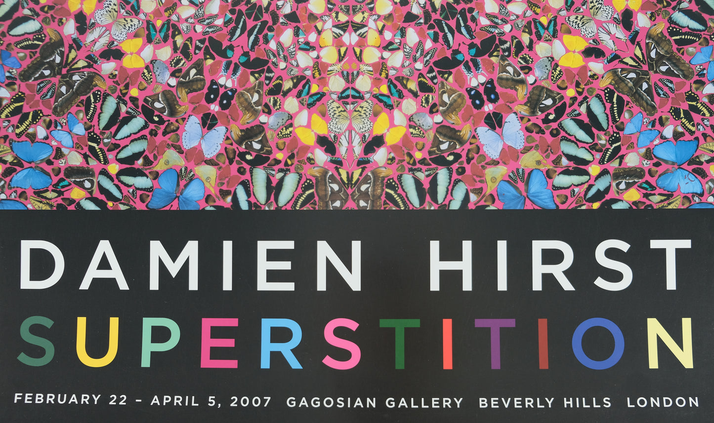 Damien HIRST : Superstition - Affiche originale
