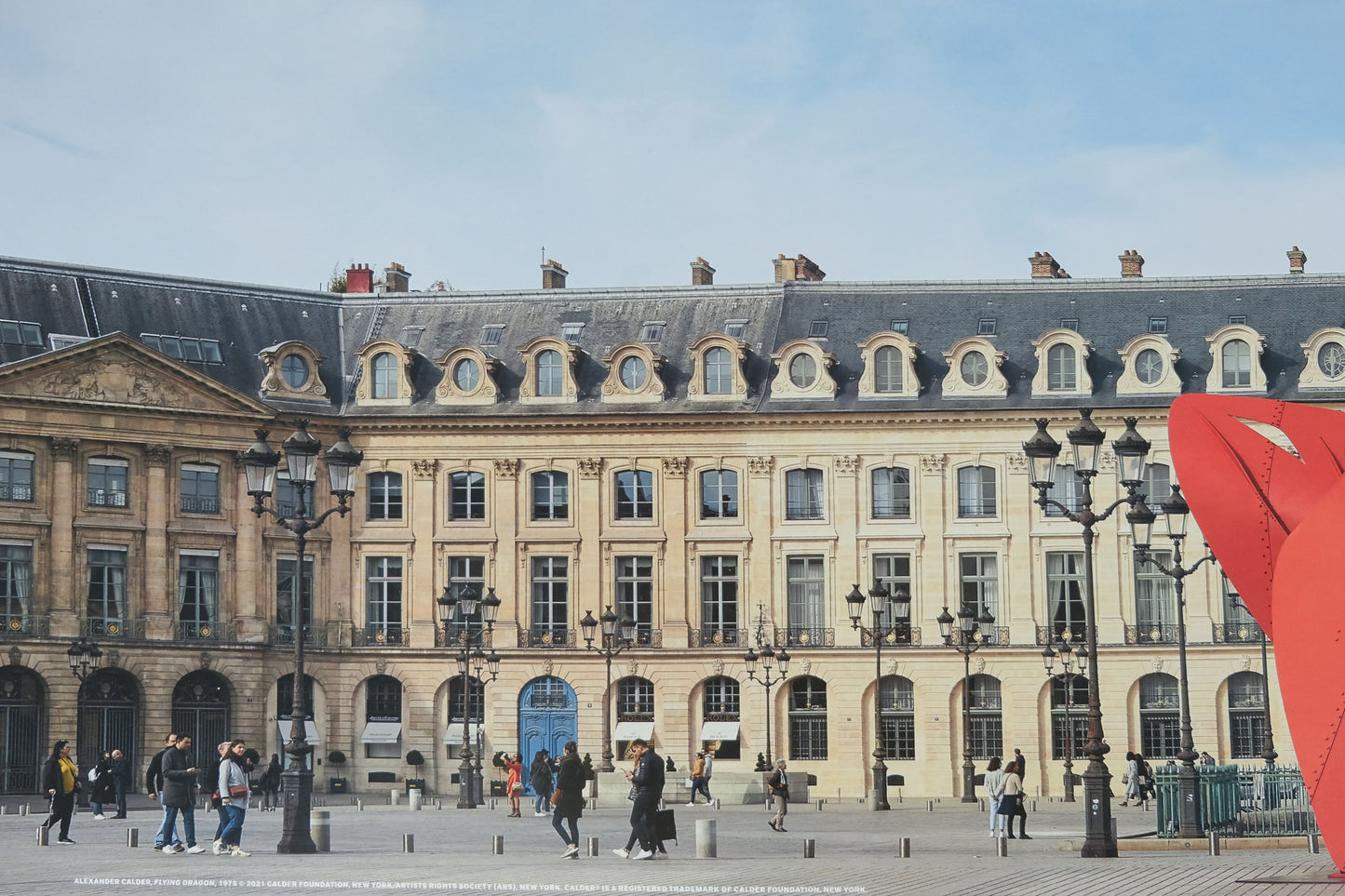 Alexander CALDER : Flying Dragon - Affiche originale en couleurs