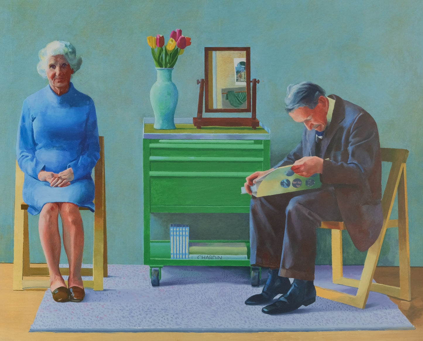 David HOCKNEY : Bozar 2021 - Affiche originale en couleurs